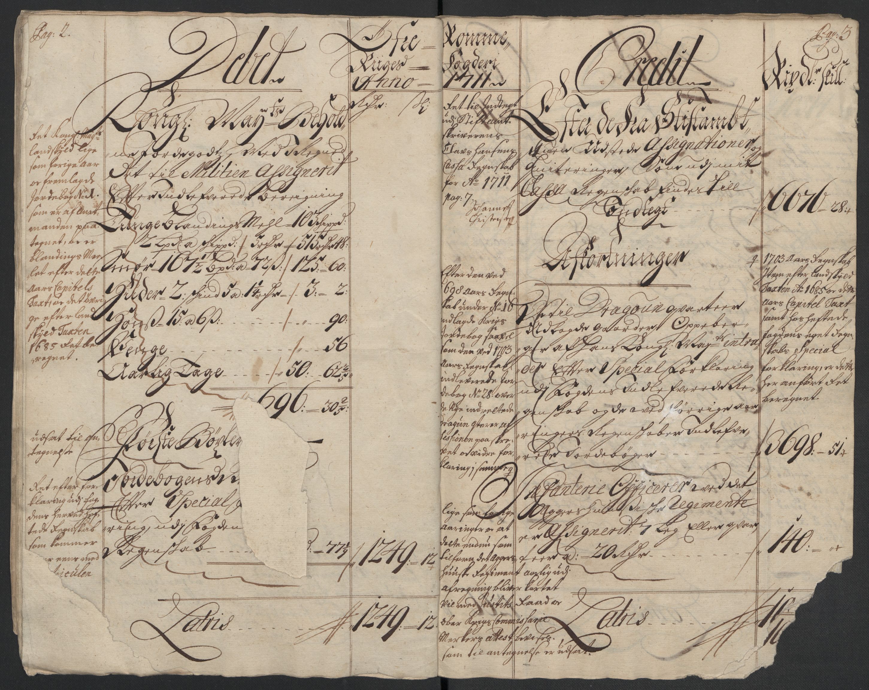 Rentekammeret inntil 1814, Reviderte regnskaper, Fogderegnskap, AV/RA-EA-4092/R12/L0720: Fogderegnskap Øvre Romerike, 1710-1711, p. 273