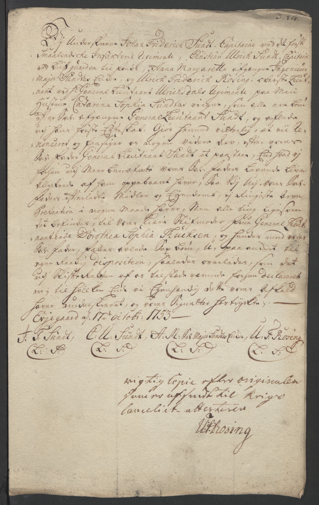 Forsvaret, Generalauditøren, RA/RAFA-1772/F/Fj/Fja/L0034: --, 1753-1817, p. 507