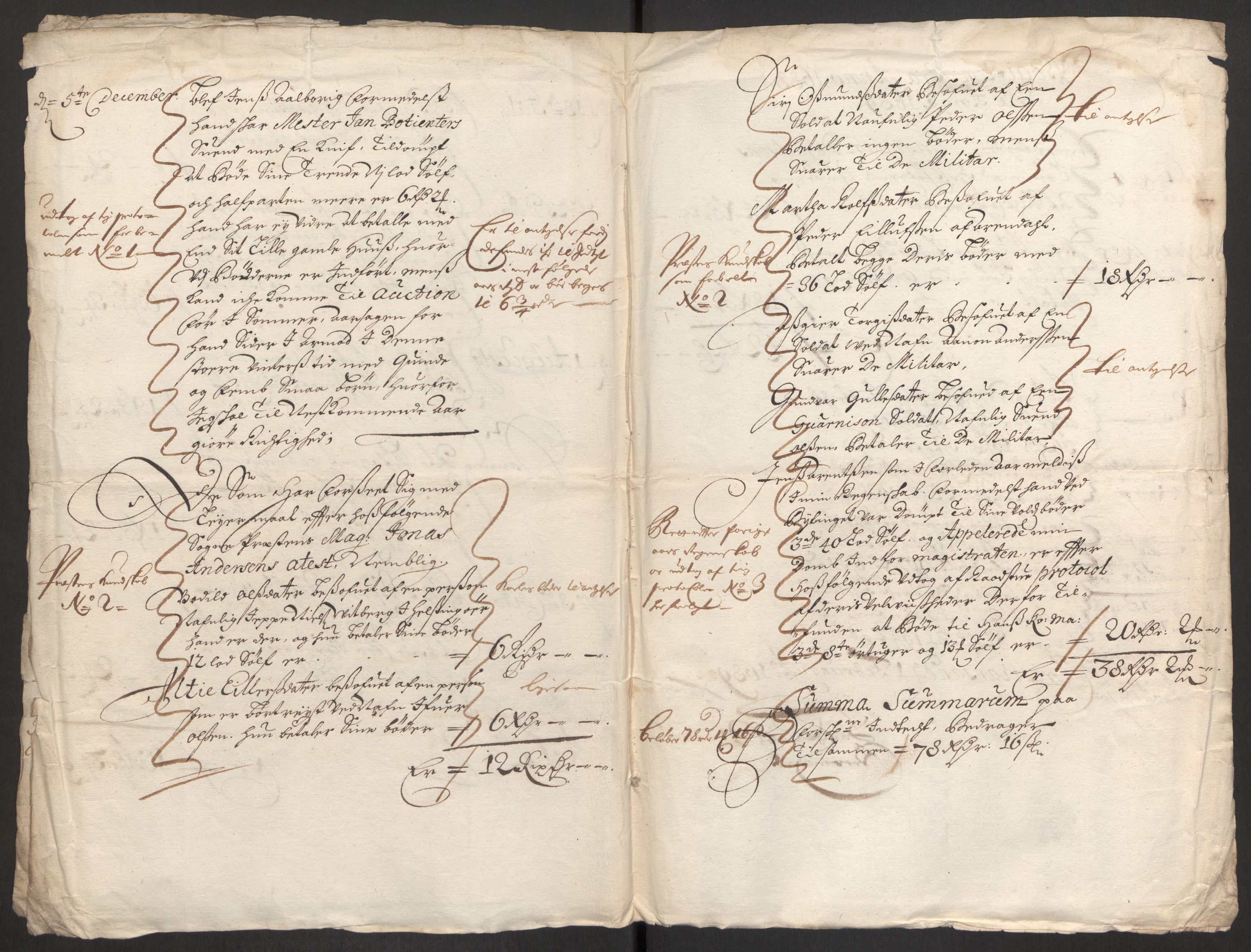 Rentekammeret inntil 1814, Reviderte regnskaper, Byregnskaper, AV/RA-EA-4066/R/Rm/L0285: [M18] Sikt og sakefall, 1681-1718, p. 105