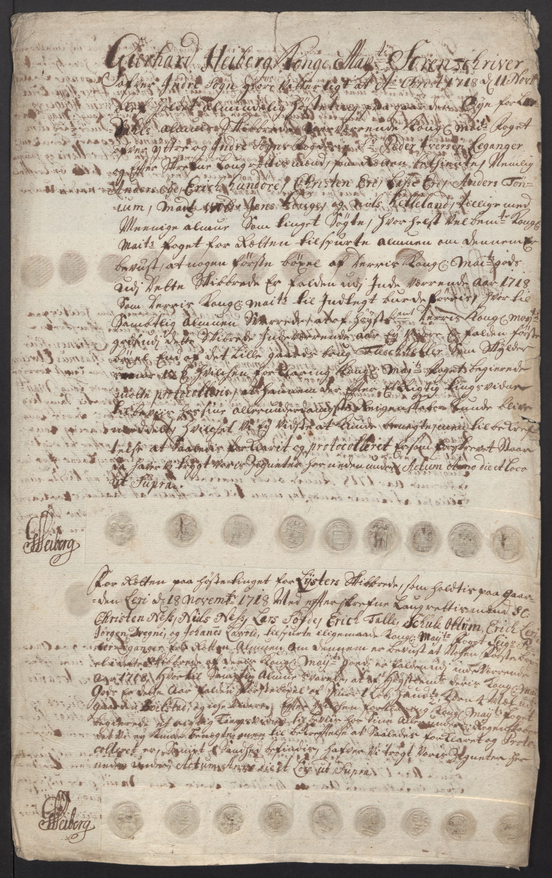 Rentekammeret inntil 1814, Reviderte regnskaper, Fogderegnskap, AV/RA-EA-4092/R52/L3321: Fogderegnskap Sogn, 1717-1718, p. 675