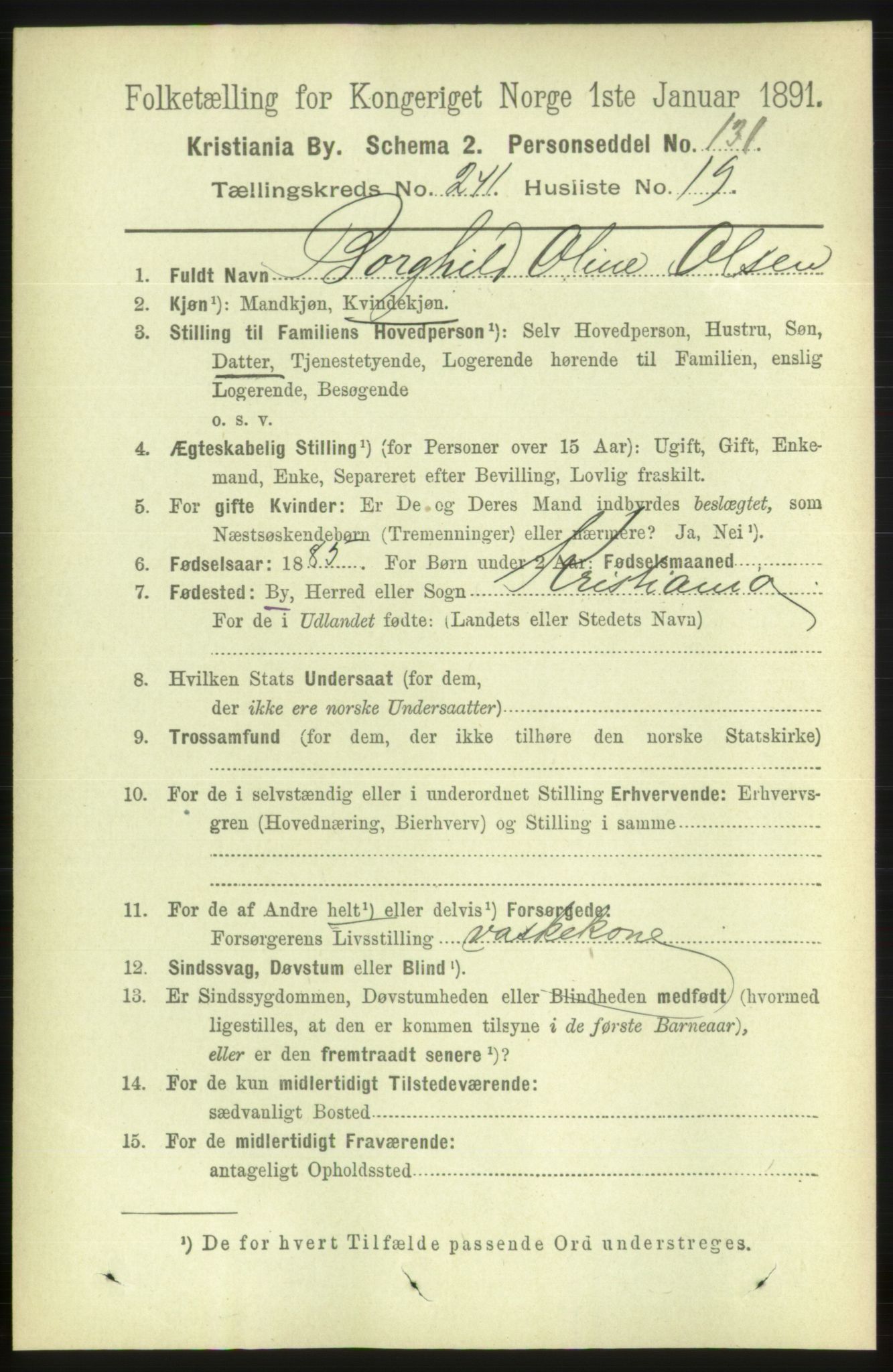 RA, 1891 census for 0301 Kristiania, 1891, p. 146872