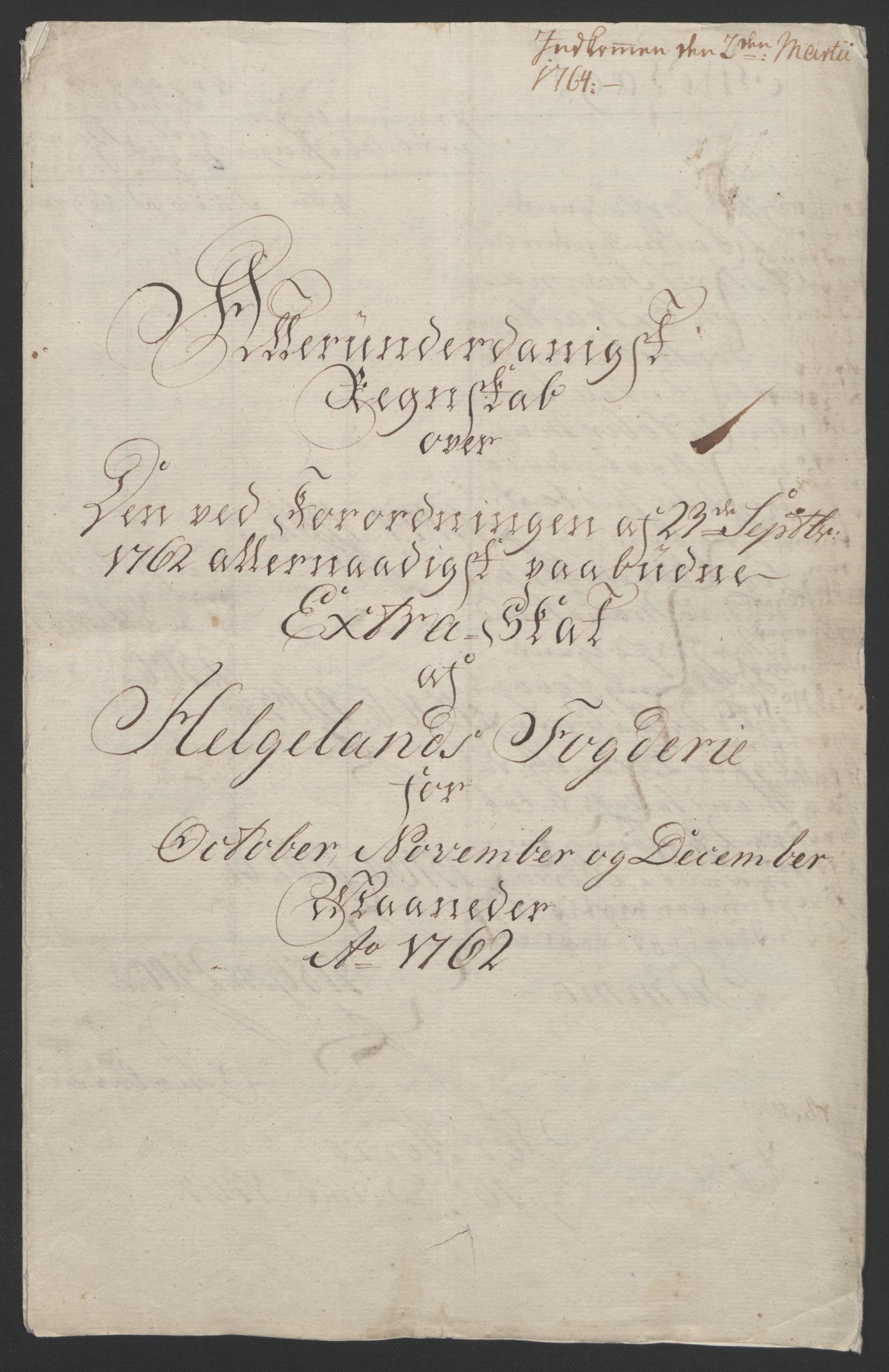 Rentekammeret inntil 1814, Reviderte regnskaper, Fogderegnskap, RA/EA-4092/R65/L4573: Ekstraskatten Helgeland, 1762-1772, p. 4