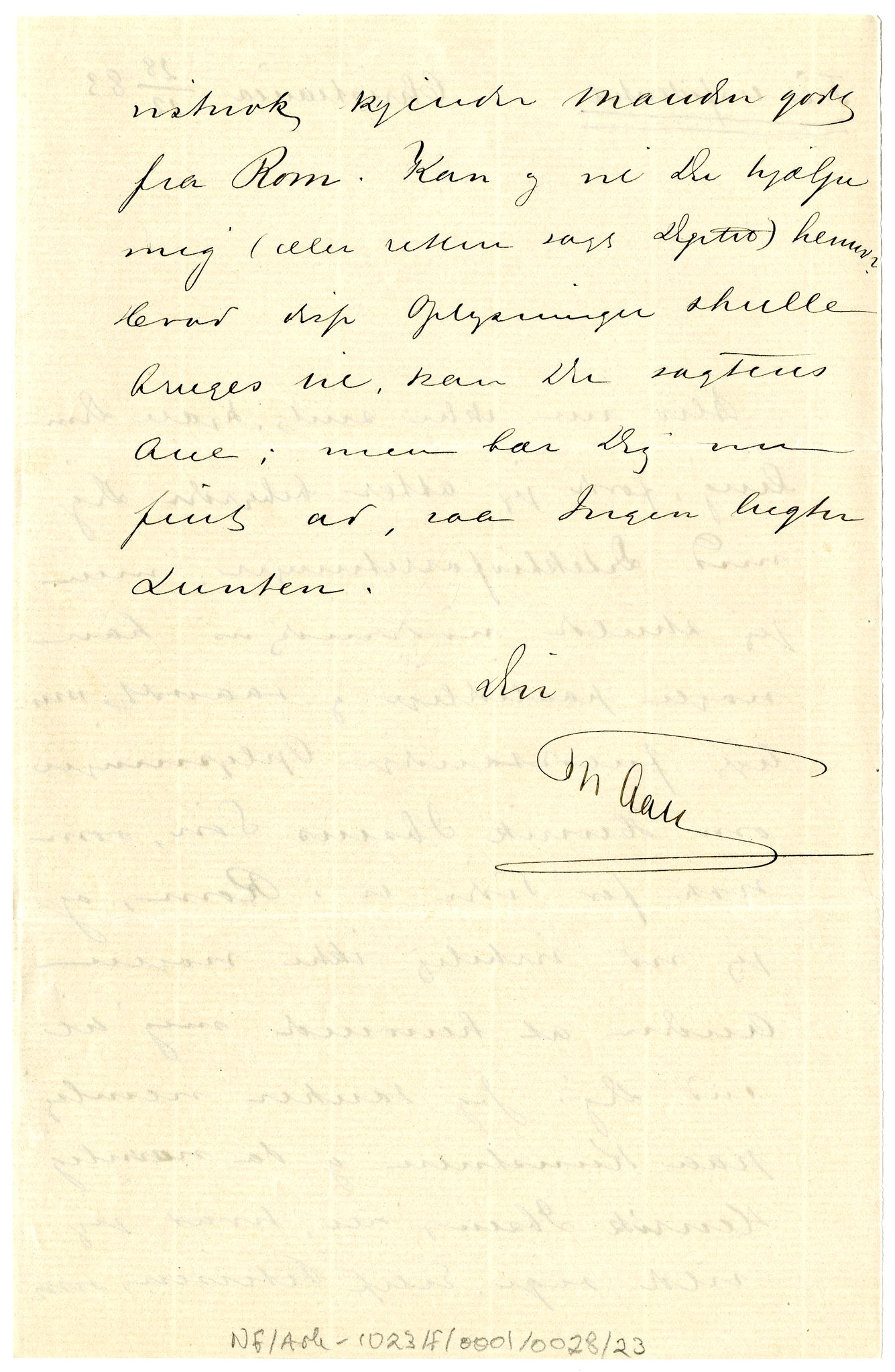 Diderik Maria Aalls brevsamling, NF/Ark-1023/F/L0001: D.M. Aalls brevsamling. A - B, 1738-1889, p. 369