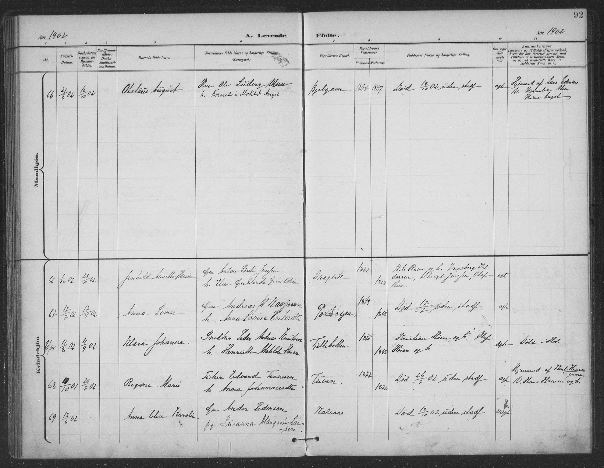 Ministerialprotokoller, klokkerbøker og fødselsregistre - Nordland, AV/SAT-A-1459/863/L0899: Parish register (official) no. 863A11, 1897-1906, p. 92