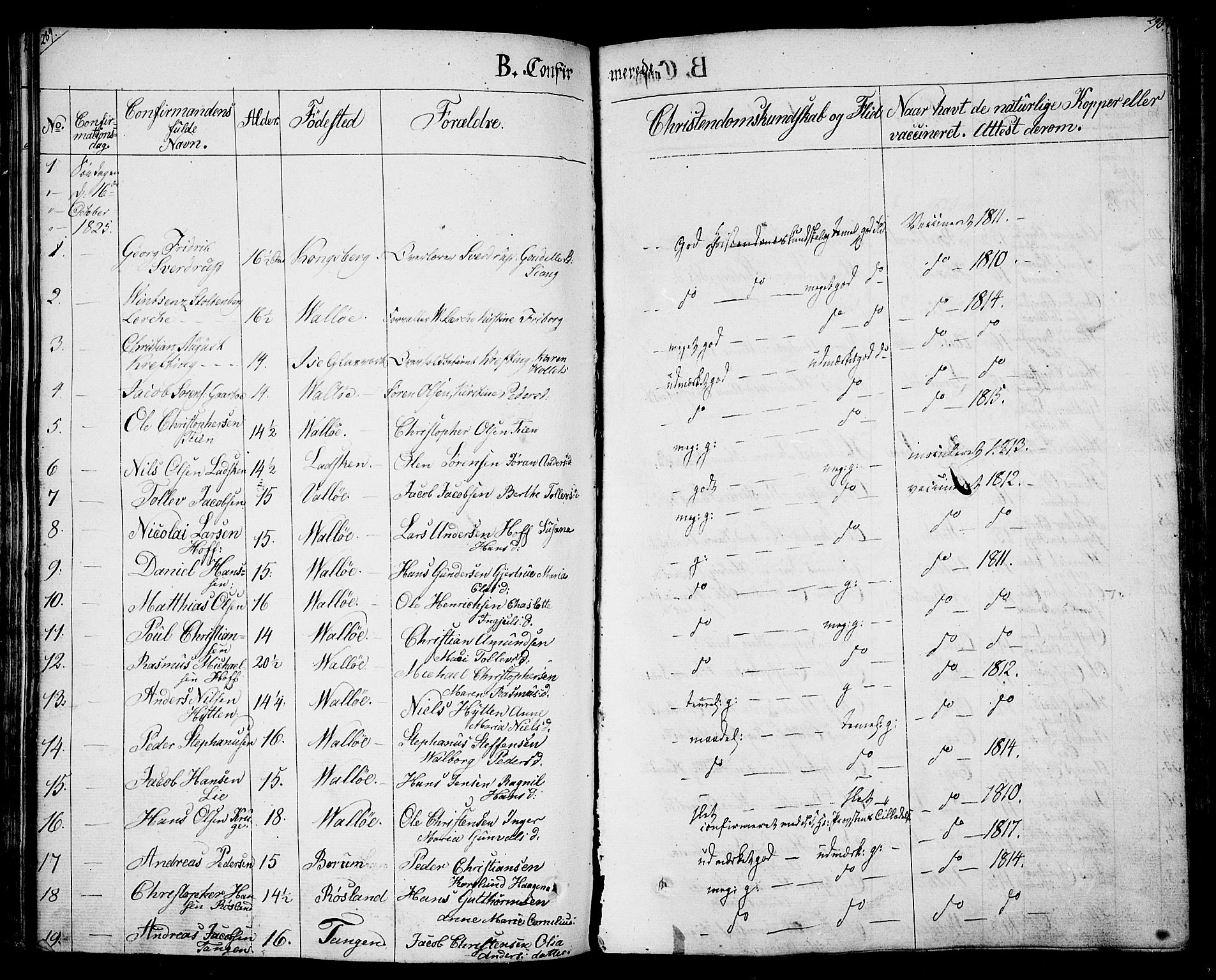 Sem kirkebøker, SAKO/A-5/F/Fa/L0005: Parish register (official) no. I 5, 1825-1842, p. 289-290