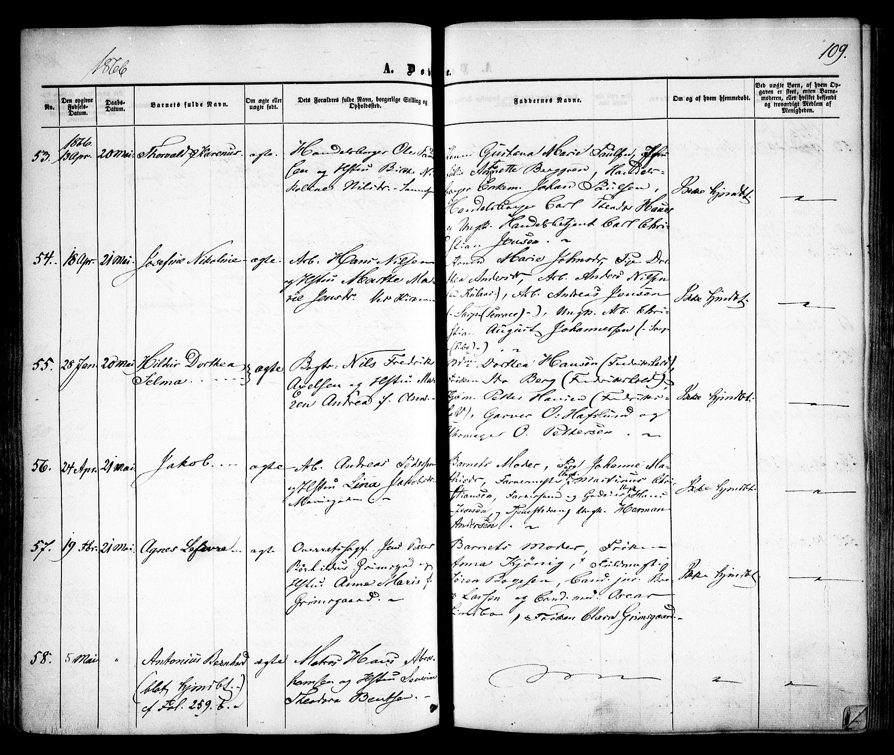 Sarpsborg prestekontor Kirkebøker, AV/SAO-A-2006/F/Fa/L0001: Parish register (official) no. 1, 1859-1868, p. 109