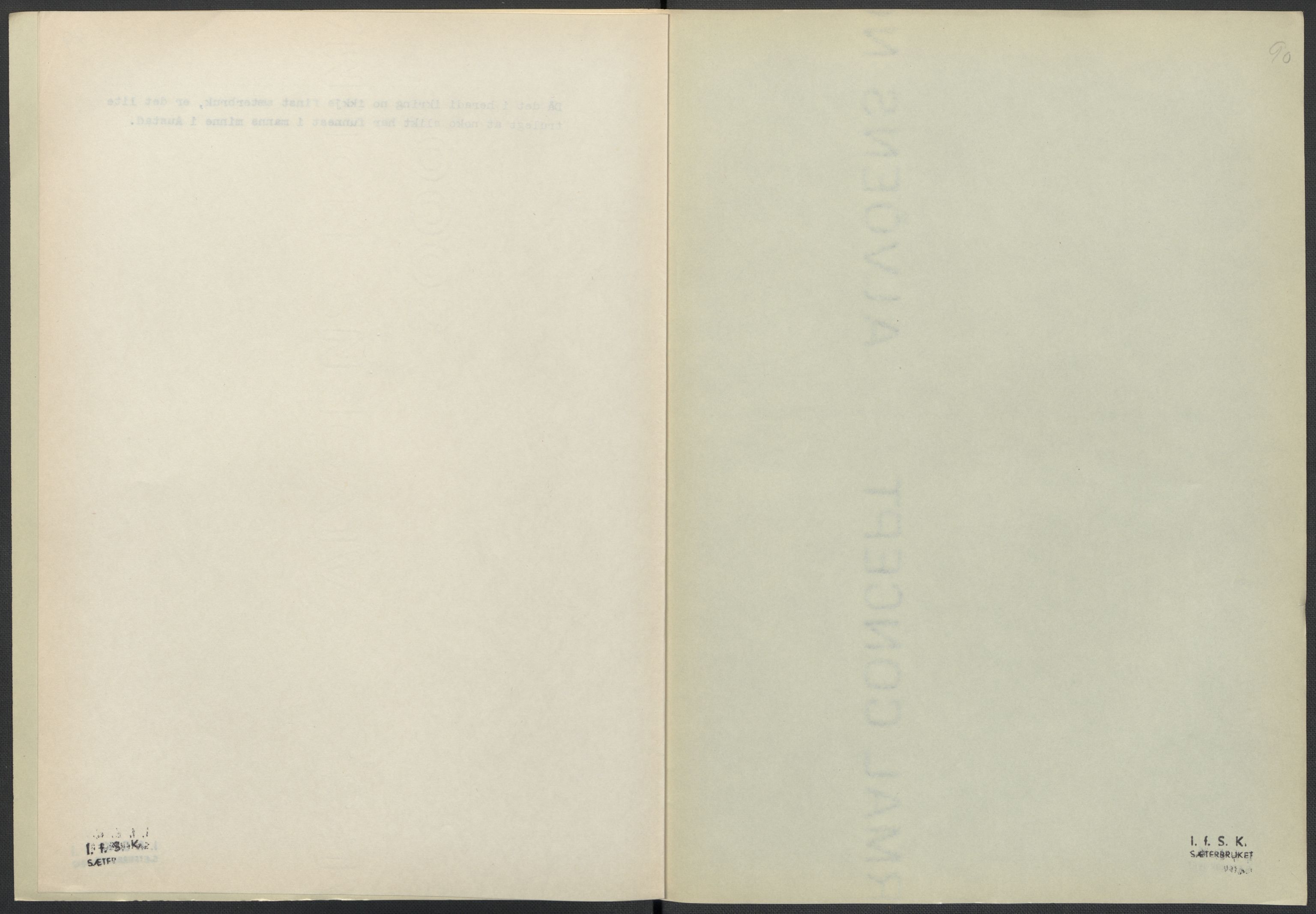 Instituttet for sammenlignende kulturforskning, AV/RA-PA-0424/F/Fc/L0008/0003: Eske B8: / Vest-Agder (perm XXI), 1932-1935, p. 90