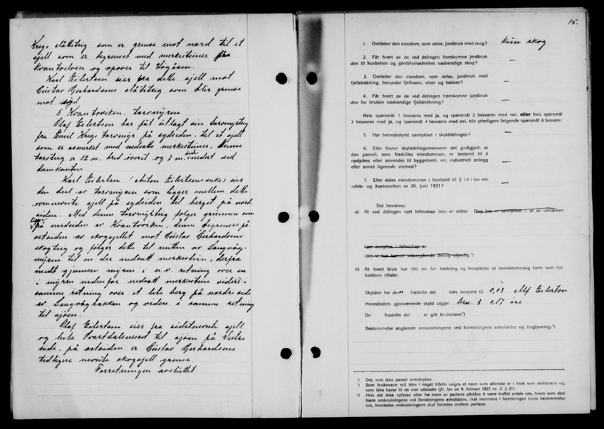 Vesterålen sorenskriveri, SAT/A-4180/1/2/2Ca/L0052: Mortgage book no. 45, 1930-1931, Deed date: 09.10.1930