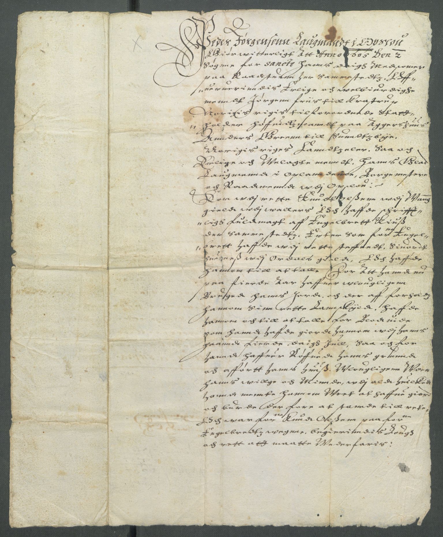 Riksarkivets diplomsamling, RA/EA-5965/F02/L0114: Dokumenter, 1605, p. 32