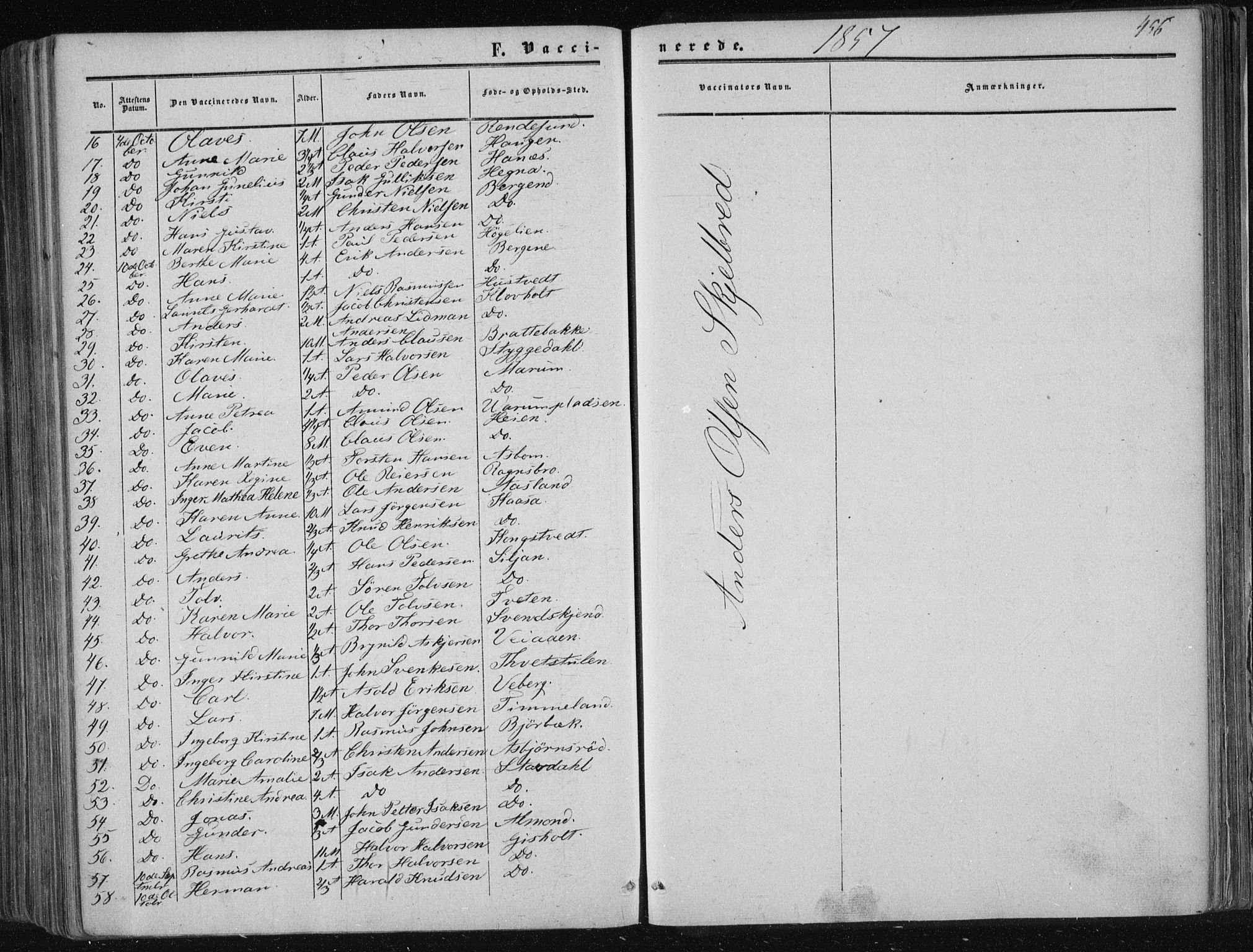 Solum kirkebøker, AV/SAKO-A-306/F/Fa/L0007: Parish register (official) no. I 7, 1856-1864, p. 456