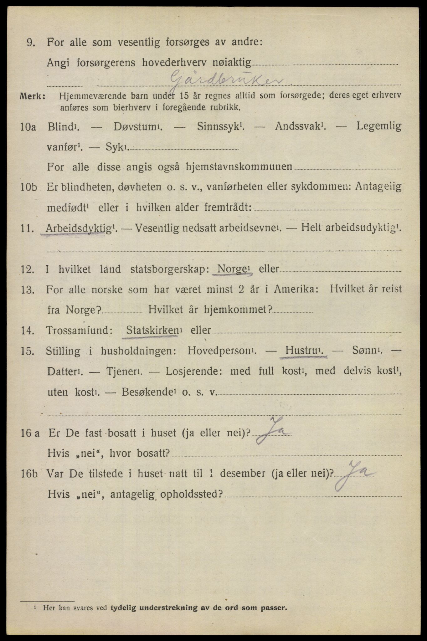 SAO, 1920 census for Skedsmo, 1920, p. 4302