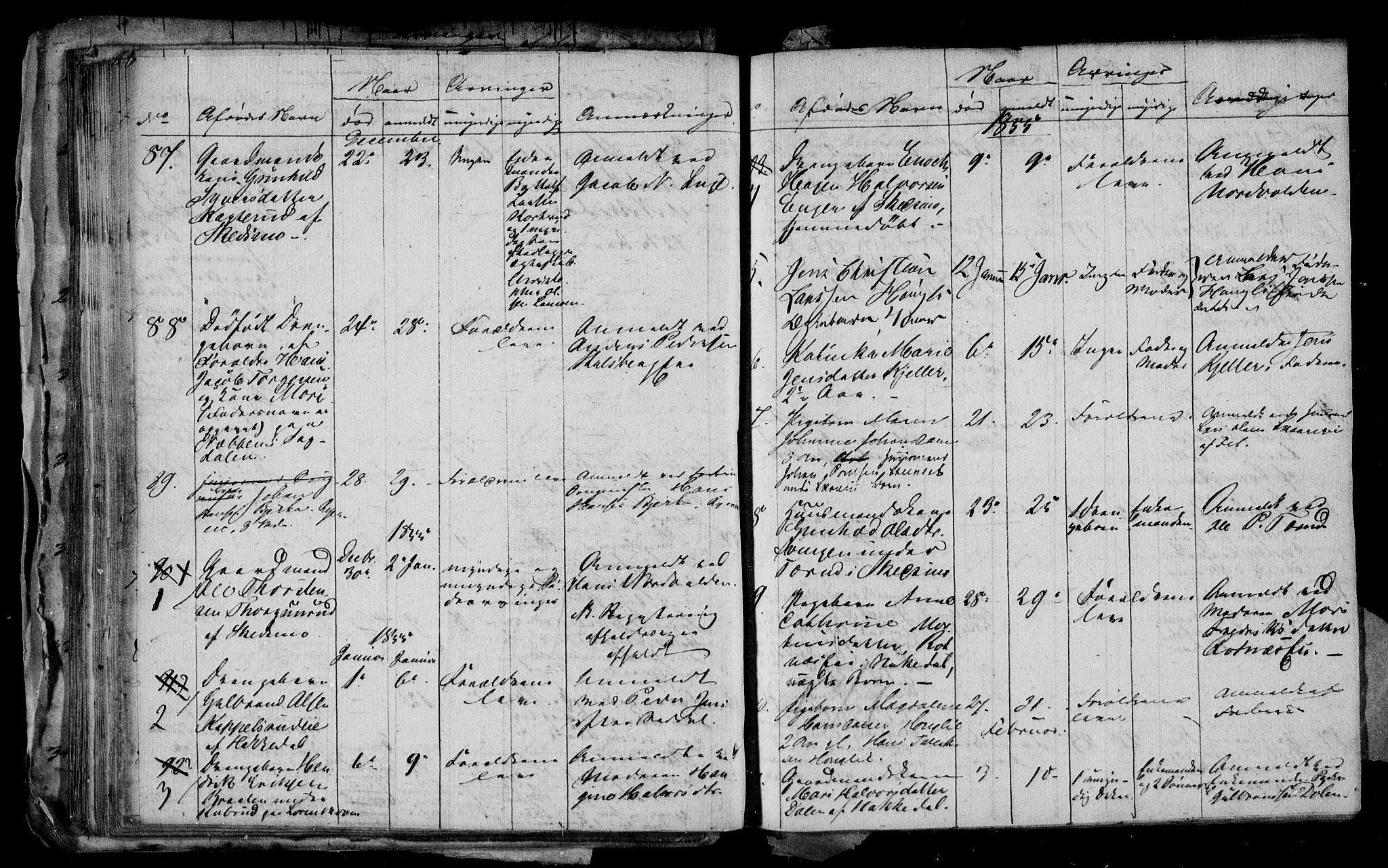 Nedre Romerike sorenskriveri, SAO/A-10469/H/Hb/Hba/L0001: Dødsfallsprotokoll, rekke I , 1843-1857