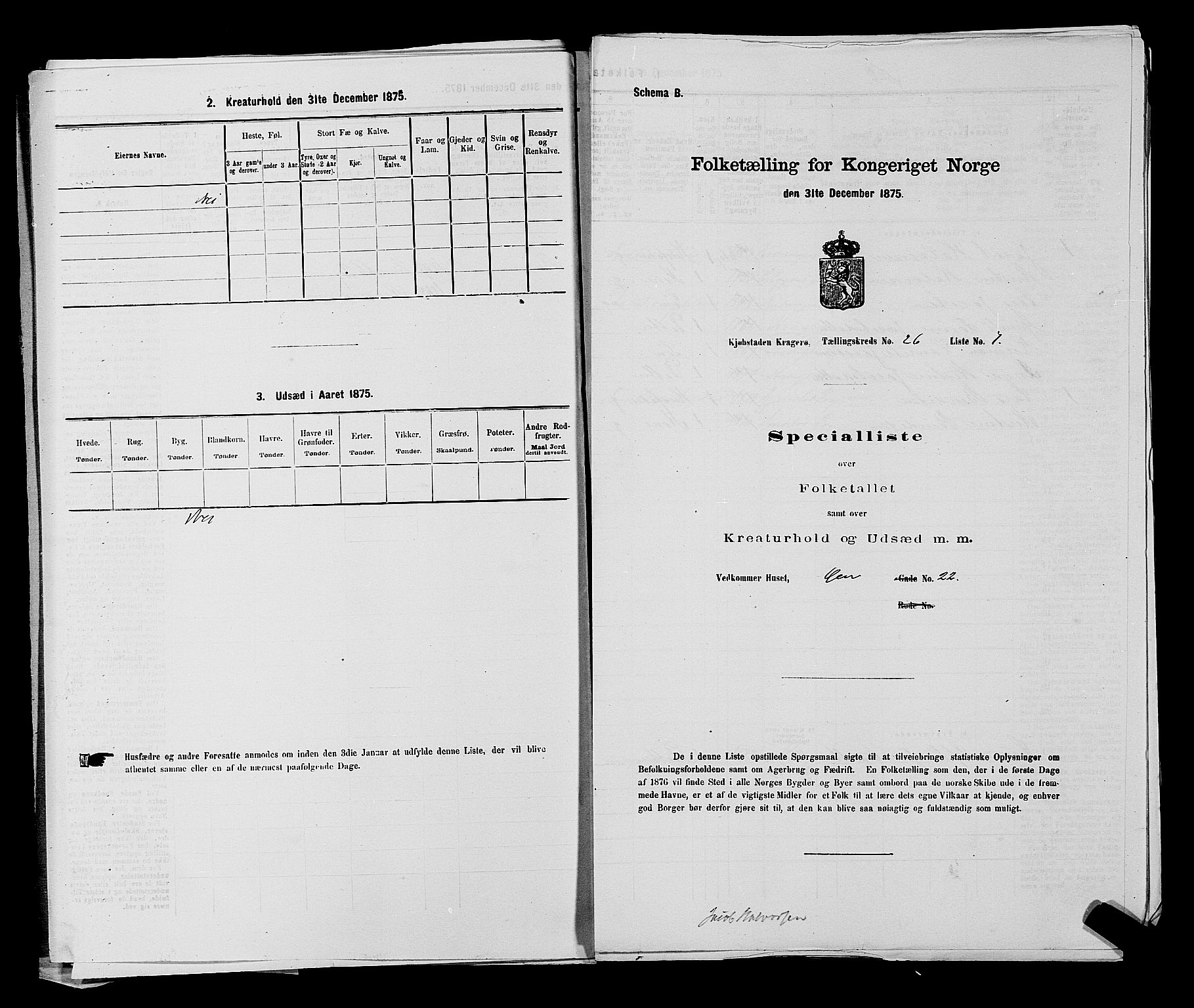 SAKO, 1875 census for 0801P Kragerø, 1875, p. 572