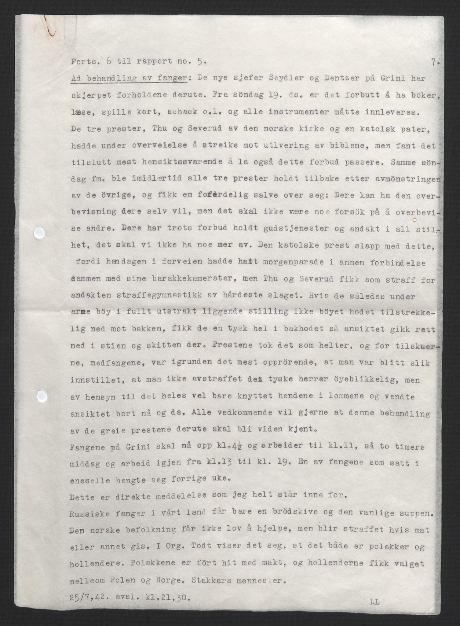 Forsvaret, Forsvarets overkommando, AV/RA-RAFA-1920/Da/L0079: Etterretningsrapporter, 1942, p. 9