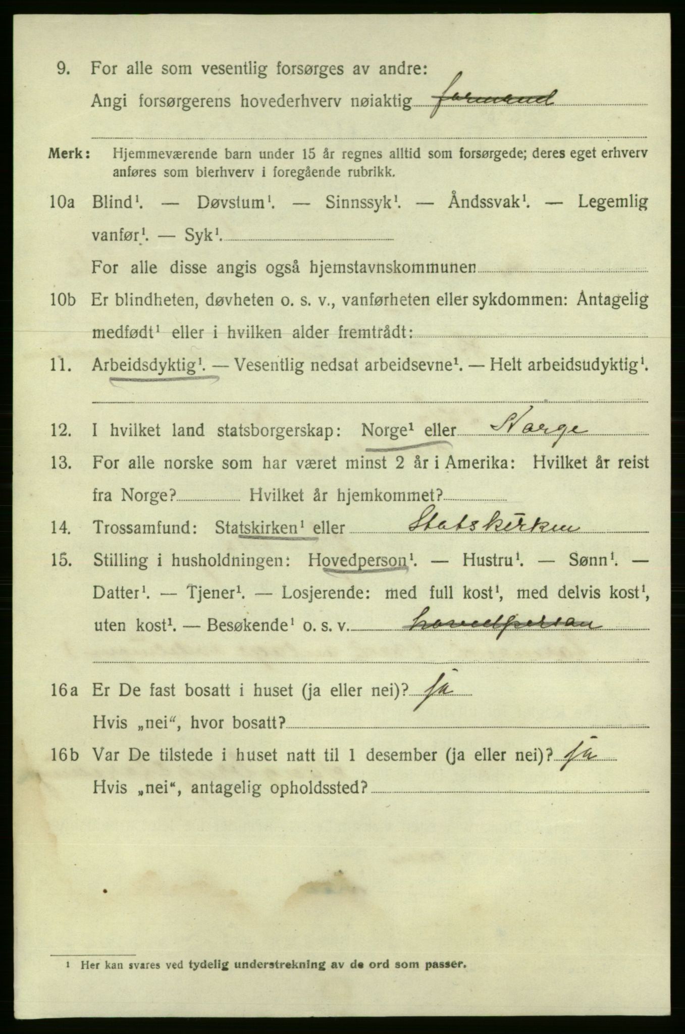 SAO, 1920 census for Fredrikshald, 1920, p. 20428