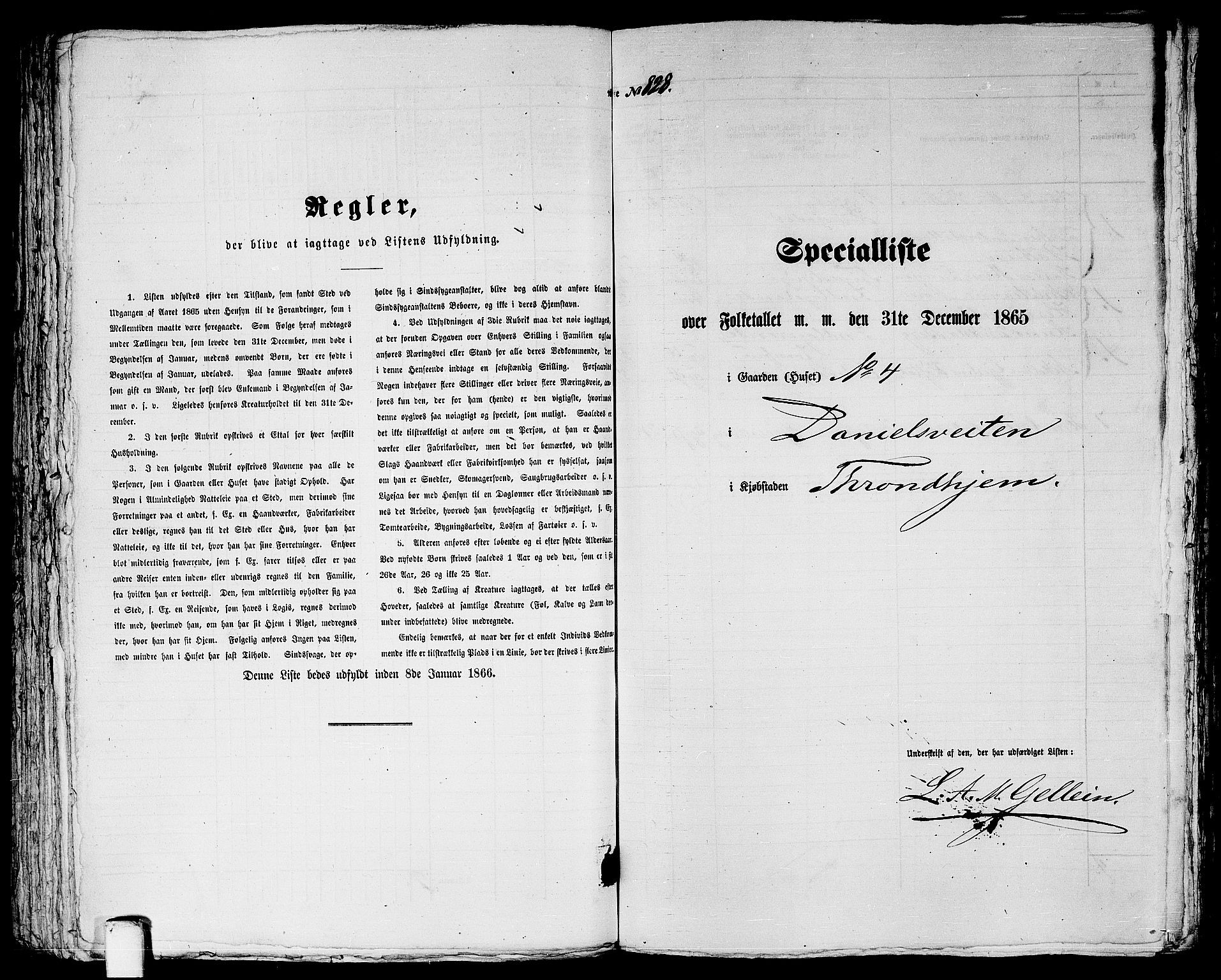 RA, 1865 census for Trondheim, 1865, p. 1728