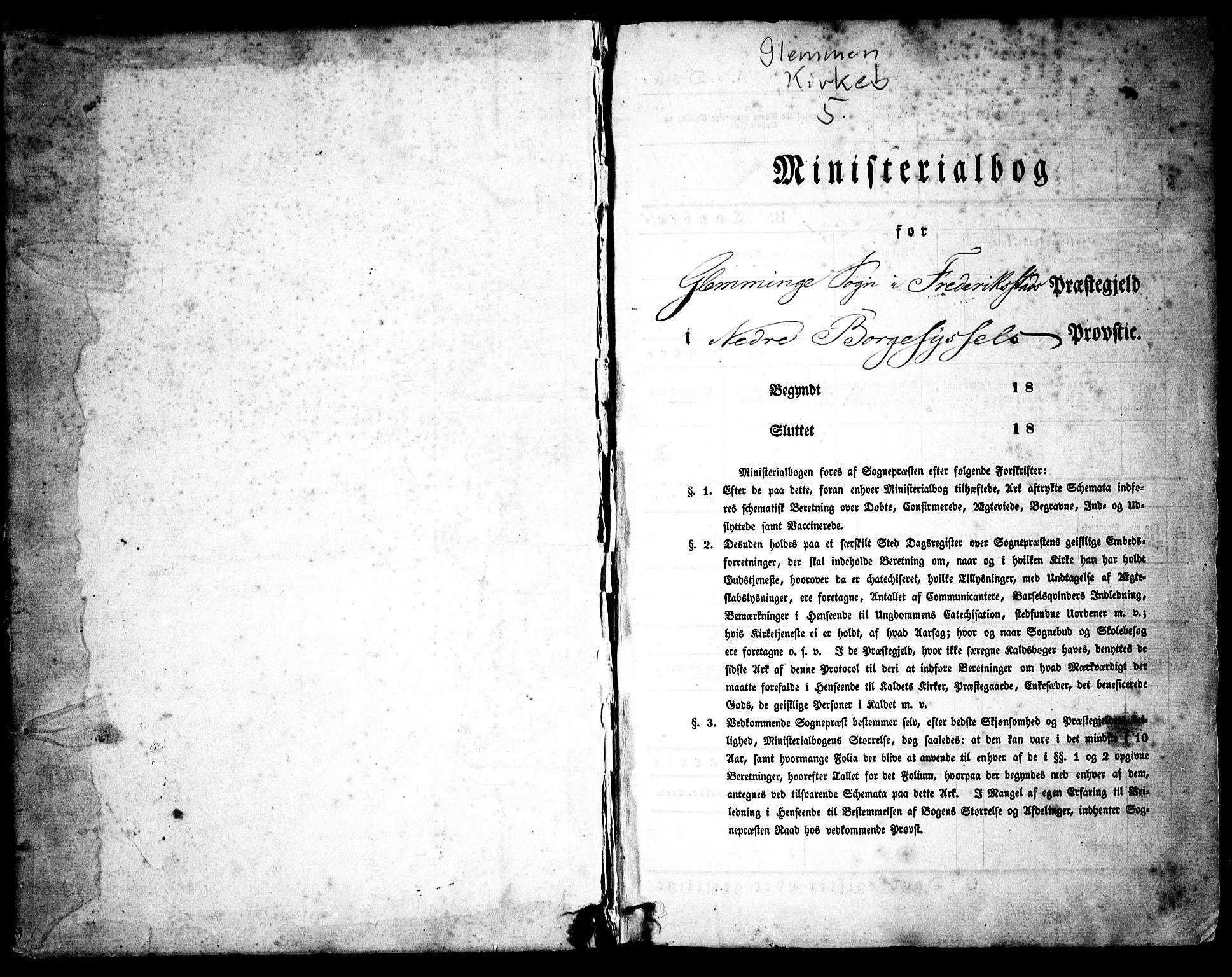 Glemmen prestekontor Kirkebøker, AV/SAO-A-10908/F/Fa/L0005: Parish register (official) no. 5, 1838-1852