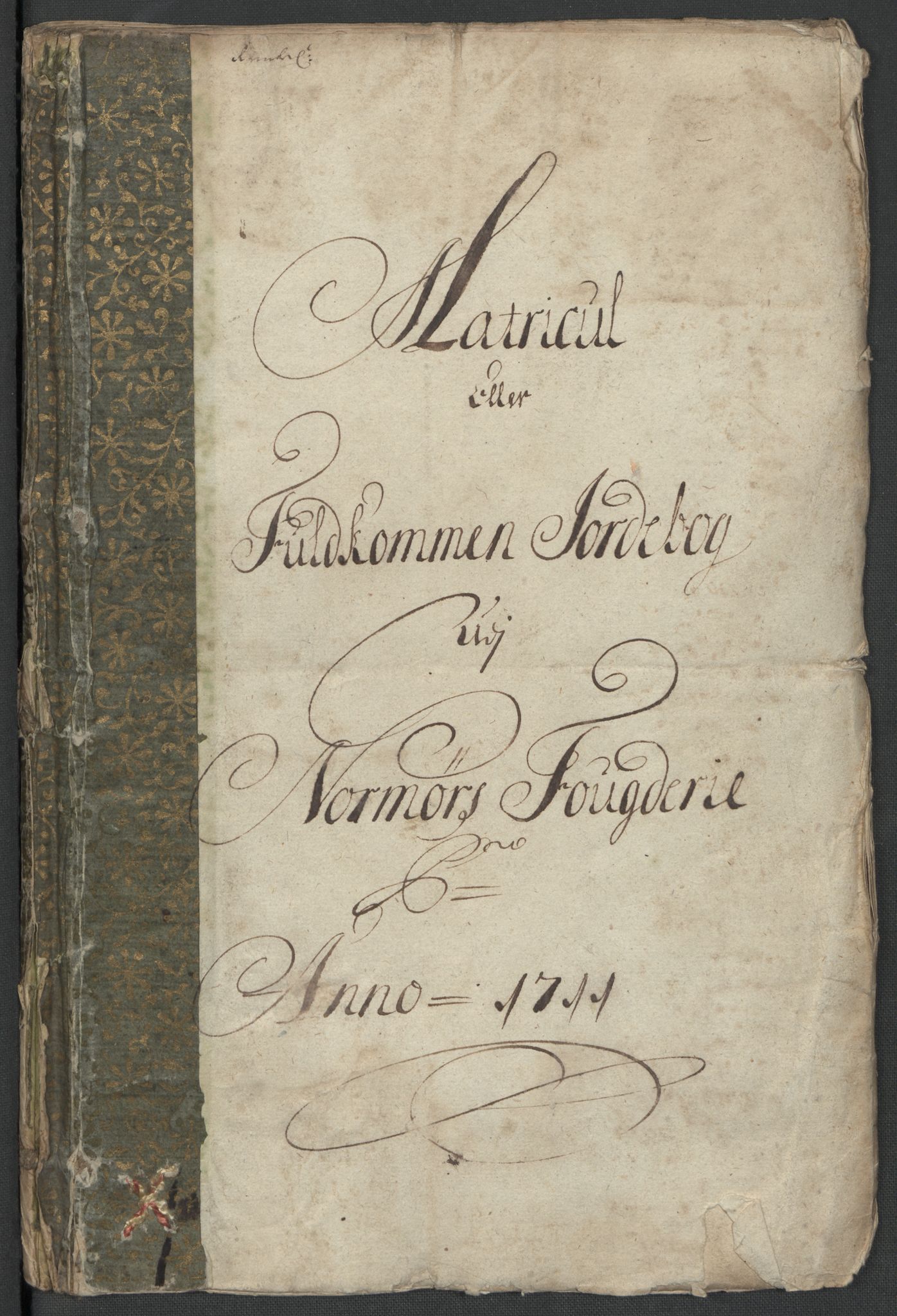 Rentekammeret inntil 1814, Reviderte regnskaper, Fogderegnskap, RA/EA-4092/R56/L3745: Fogderegnskap Nordmøre, 1711, p. 23