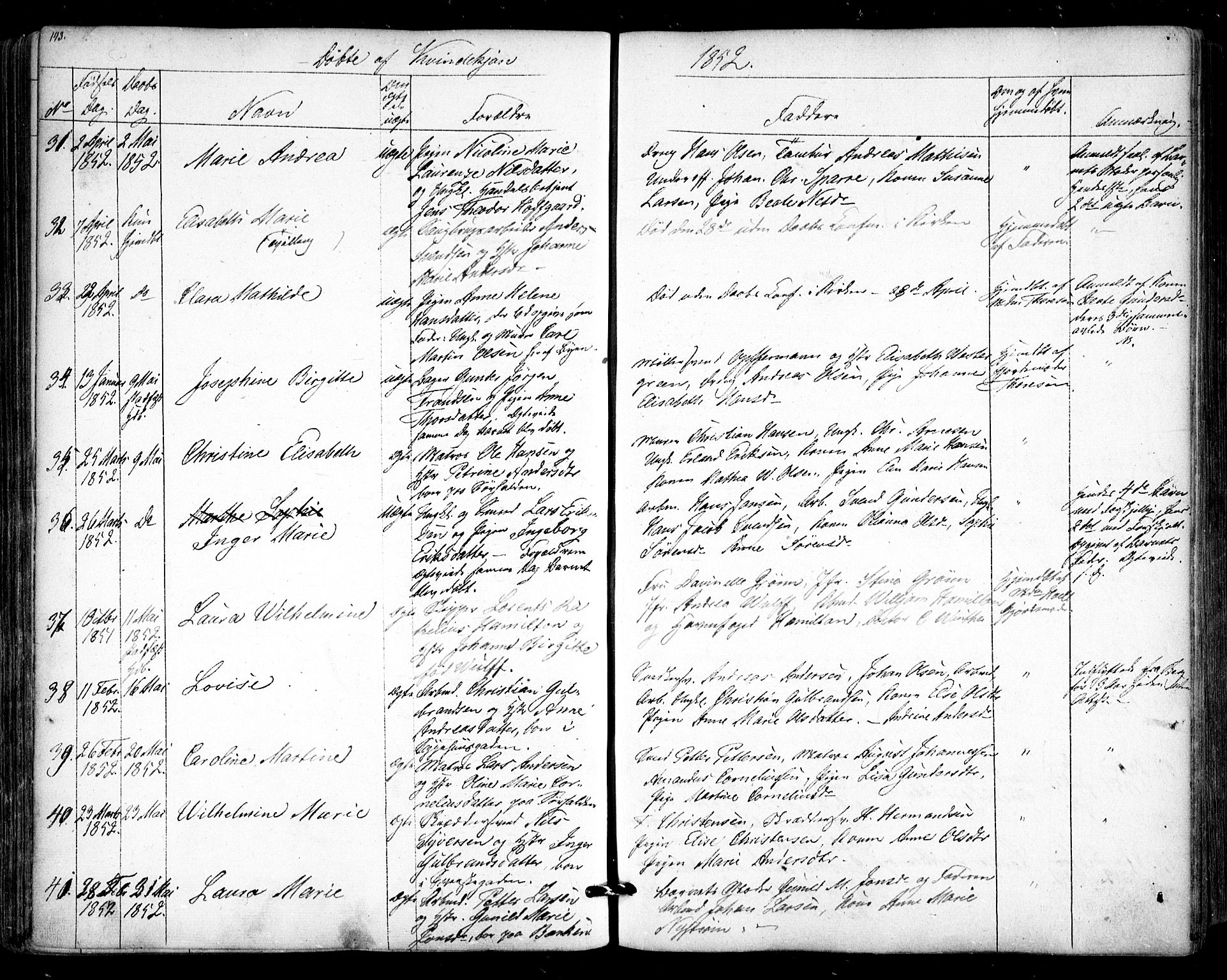 Halden prestekontor Kirkebøker, AV/SAO-A-10909/F/Fa/L0006: Parish register (official) no. I 6, 1845-1856, p. 143