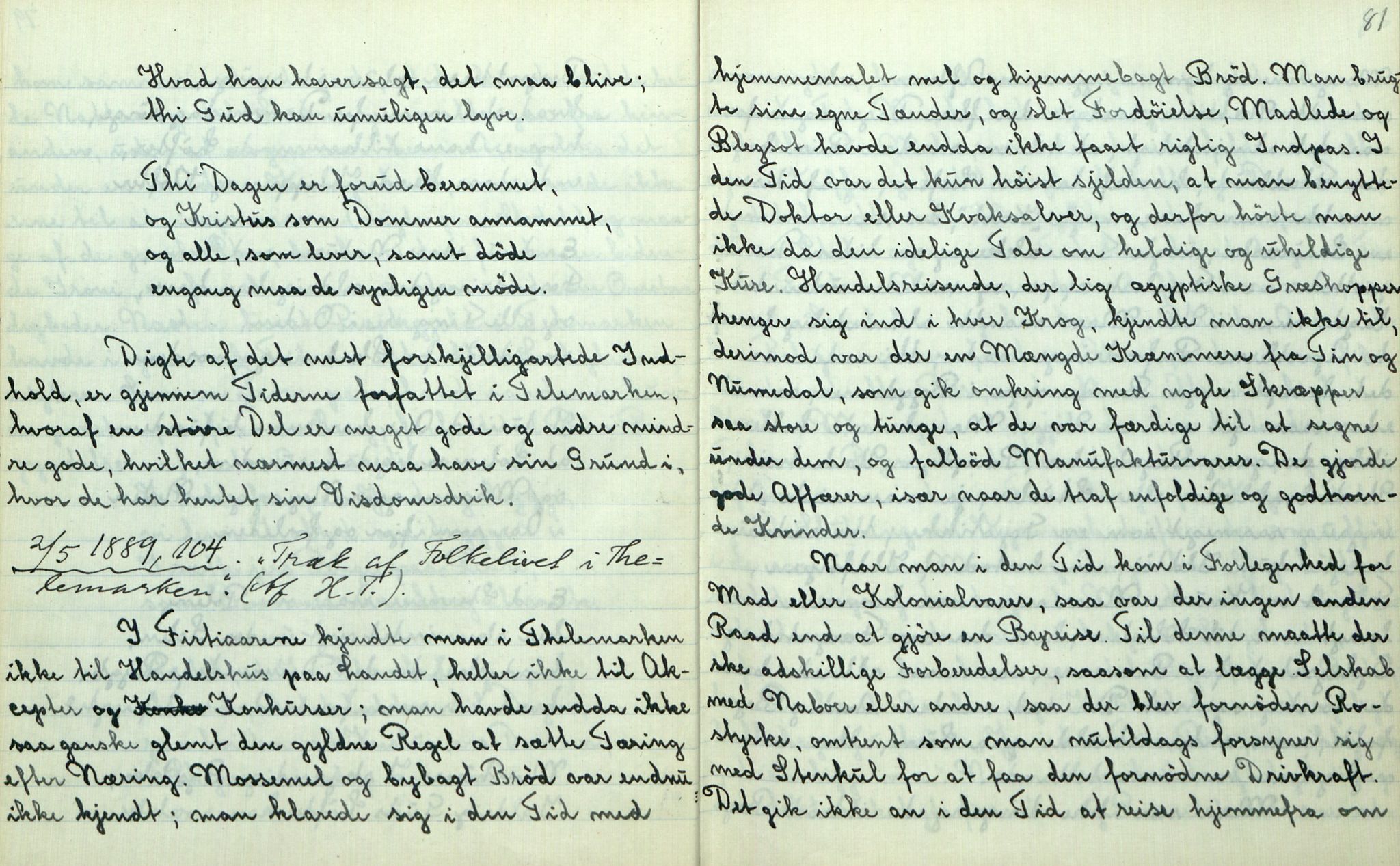 Rikard Berge, TEMU/TGM-A-1003/F/L0013/0018: 451-470 / 468 H. etc. Tvedten i "Fremskr." 1885-91, 1943-1944, p. 80-81
