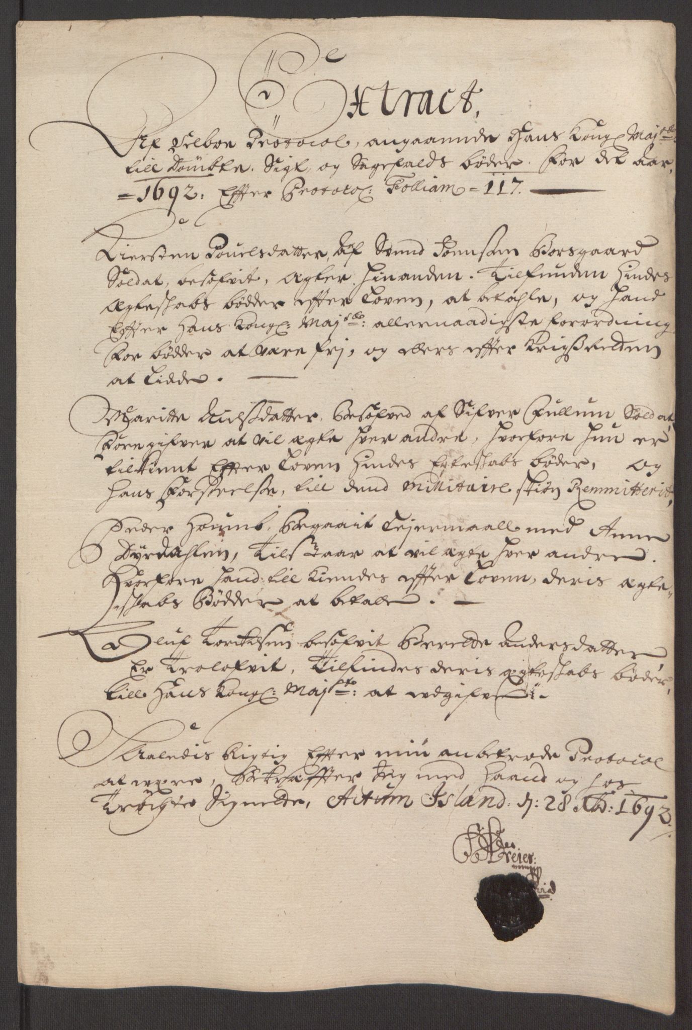 Rentekammeret inntil 1814, Reviderte regnskaper, Fogderegnskap, AV/RA-EA-4092/R61/L4103: Fogderegnskap Strinda og Selbu, 1691-1692, p. 379