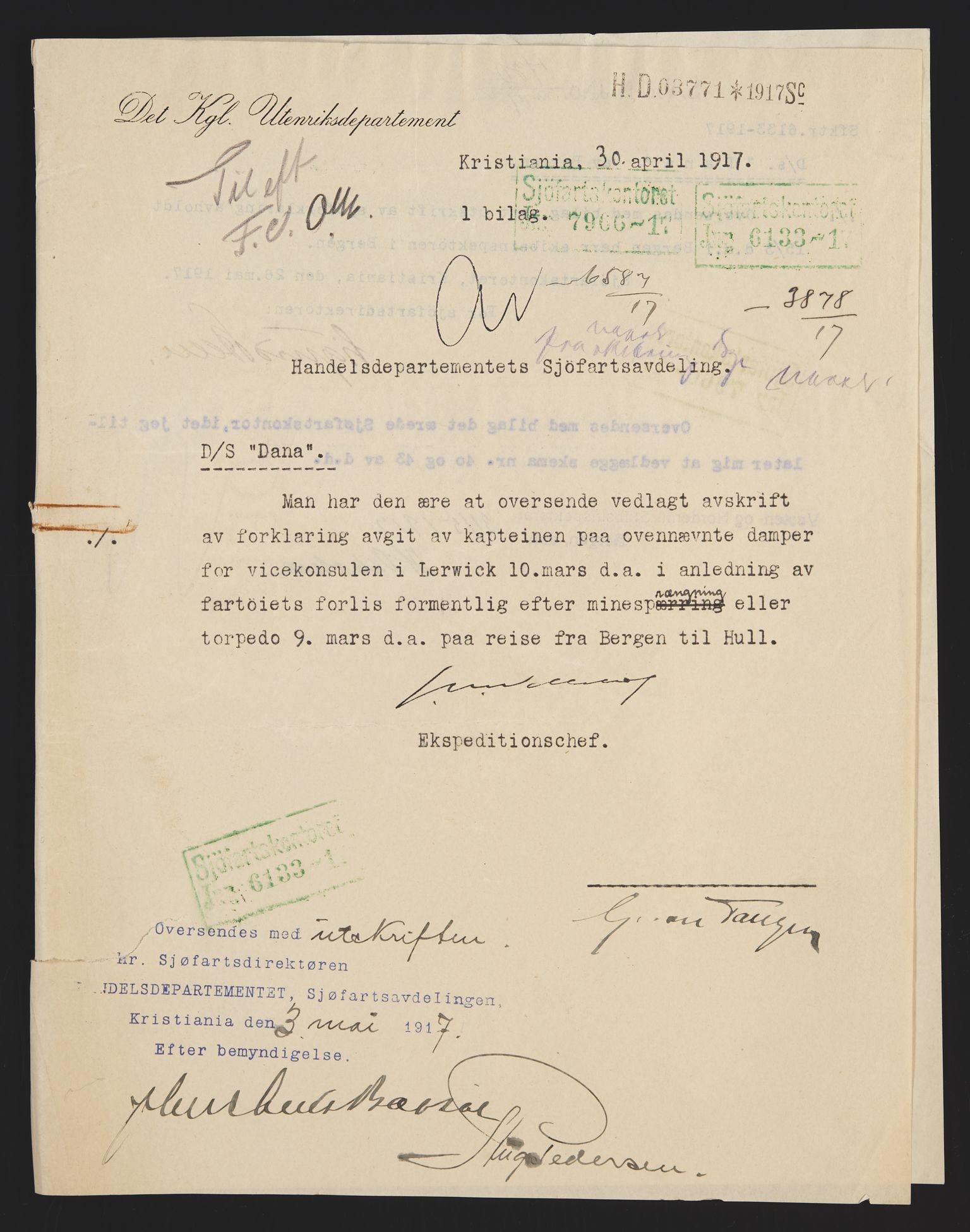 Sjøfartsdirektoratet med forløpere, skipsmapper slettede skip, AV/RA-S-4998/F/Fa/L0232: --, 1882-1935, p. 4