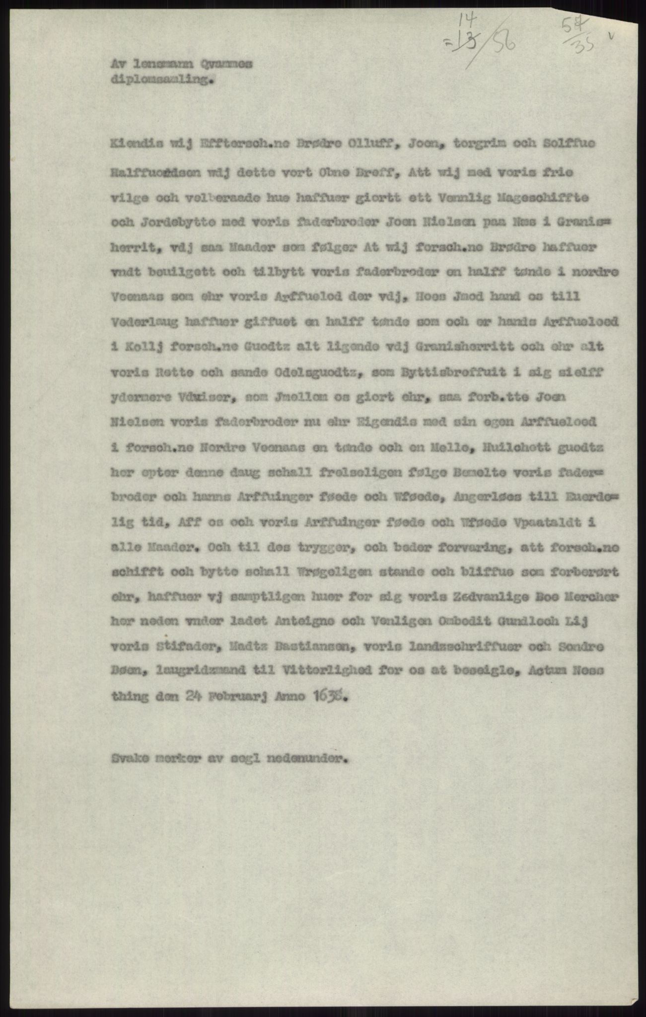 Samlinger til kildeutgivelse, Diplomavskriftsamlingen, AV/RA-EA-4053/H/Ha, p. 1967