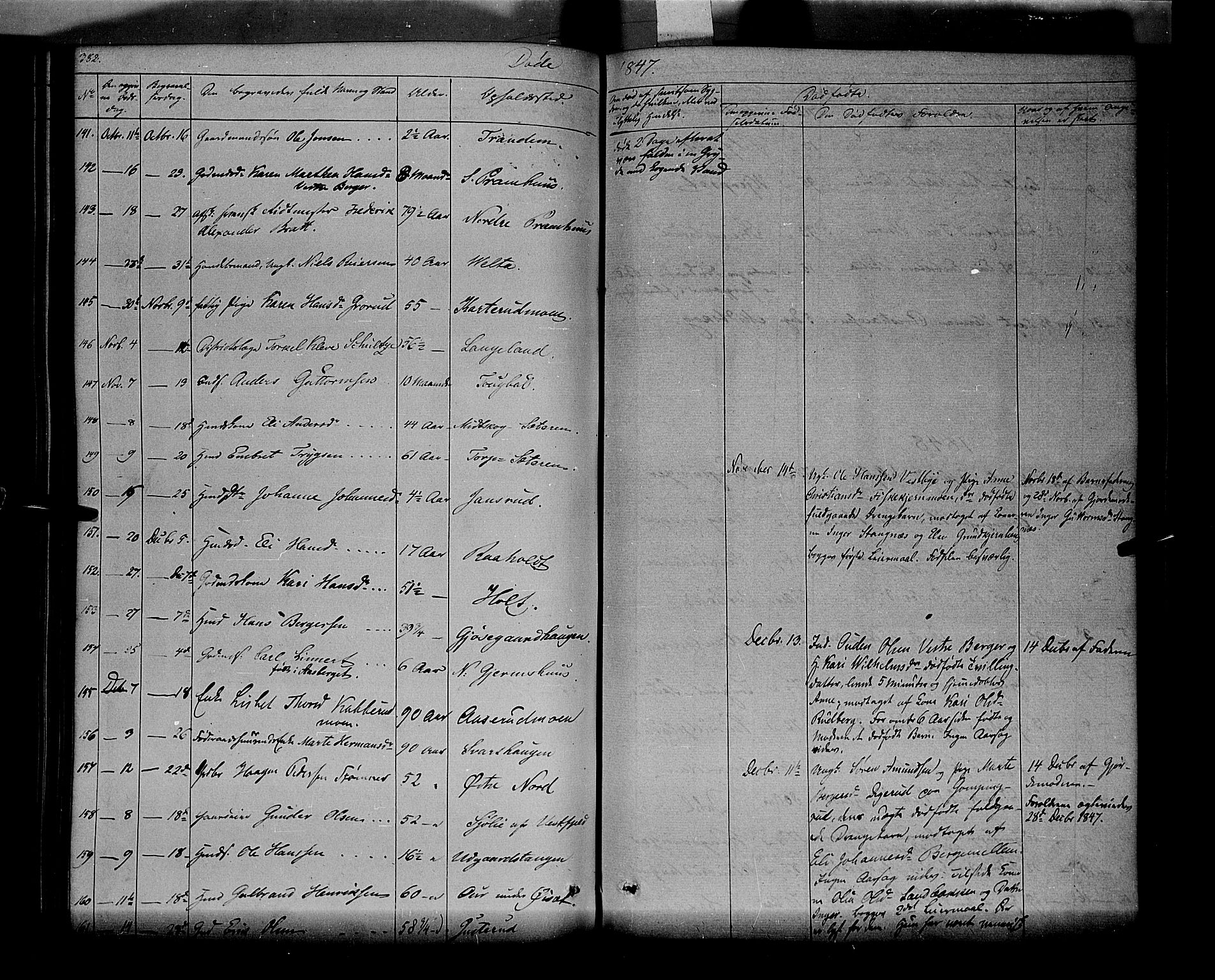 Vinger prestekontor, SAH/PREST-024/H/Ha/Haa/L0009: Parish register (official) no. 9, 1847-1855, p. 382