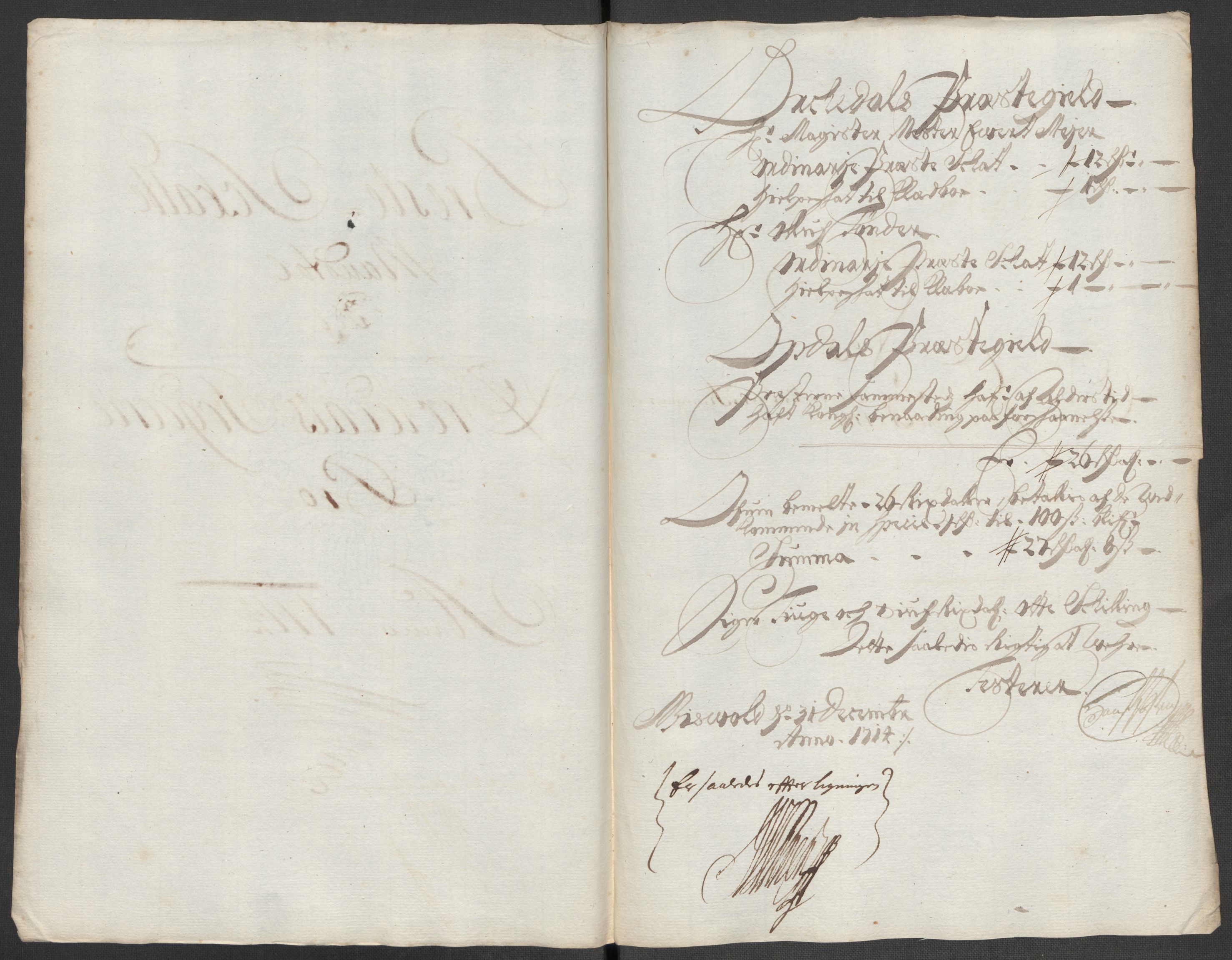 Rentekammeret inntil 1814, Reviderte regnskaper, Fogderegnskap, AV/RA-EA-4092/R60/L3965: Fogderegnskap Orkdal og Gauldal, 1714, p. 102