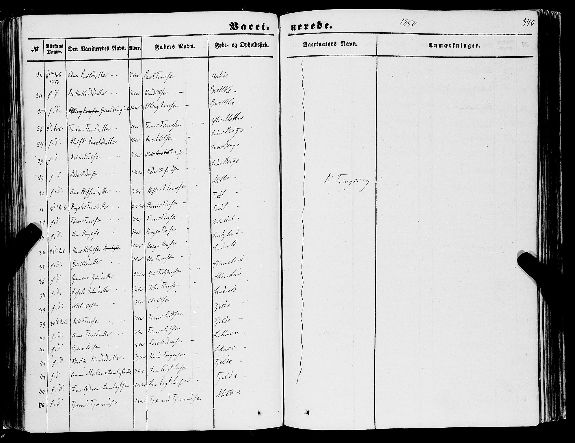 Skånevik sokneprestembete, SAB/A-77801/H/Haa: Parish register (official) no. A 5II, 1848-1869, p. 370