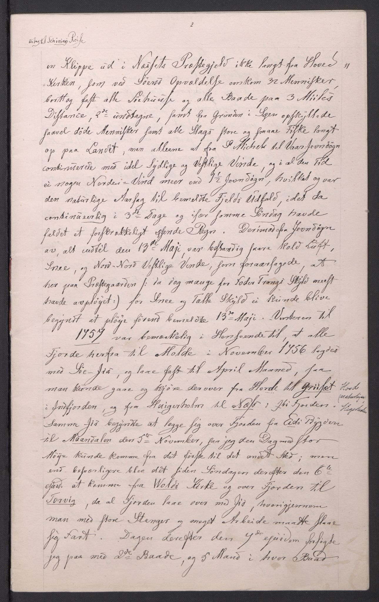 Samlinger til kildeutgivelse, Kjeldeskriftfondets avskriftsamling, AV/RA-EA-4056/F/L0039: Kjeldeskriftfondet Manuskript nr 236 - 245, 1773-1775, p. 31