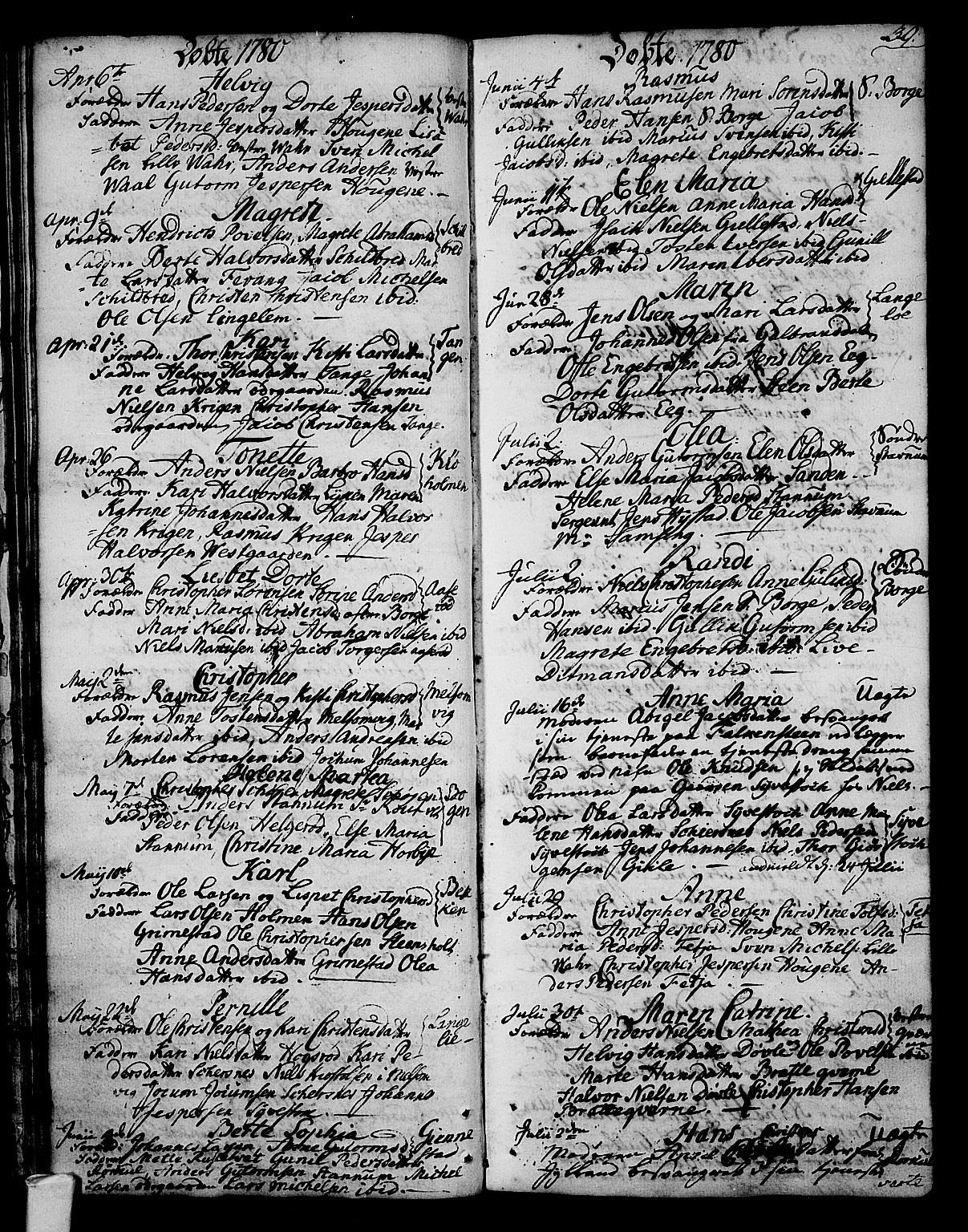 Stokke kirkebøker, AV/SAKO-A-320/F/Fa/L0003: Parish register (official) no. I 3, 1771-1803, p. 39