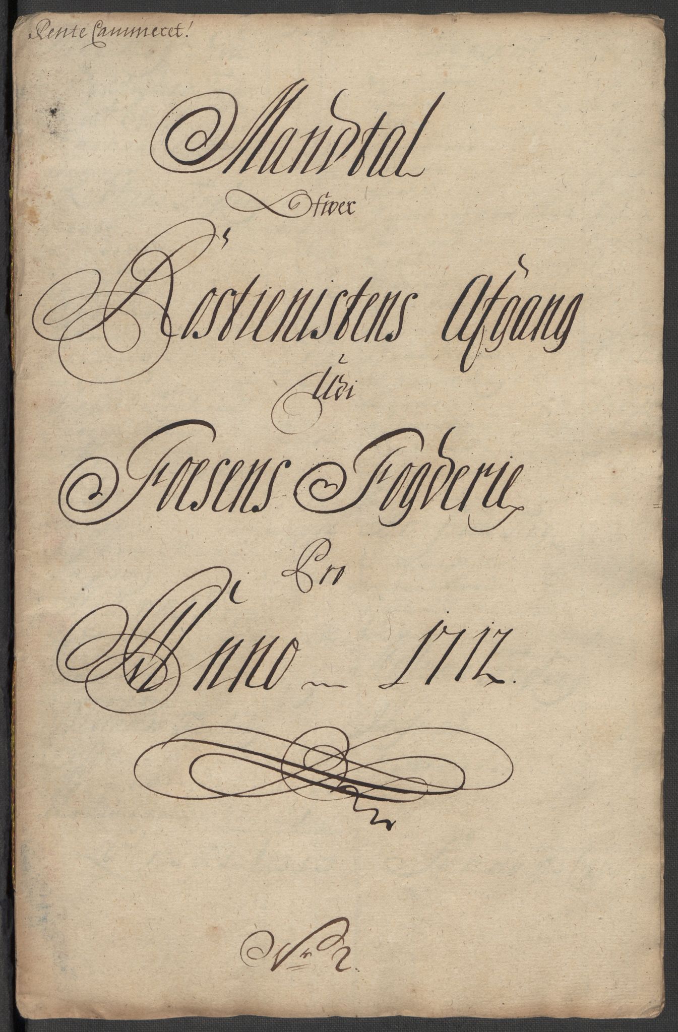 Rentekammeret inntil 1814, Reviderte regnskaper, Fogderegnskap, RA/EA-4092/R57/L3861: Fogderegnskap Fosen, 1712-1713, p. 54