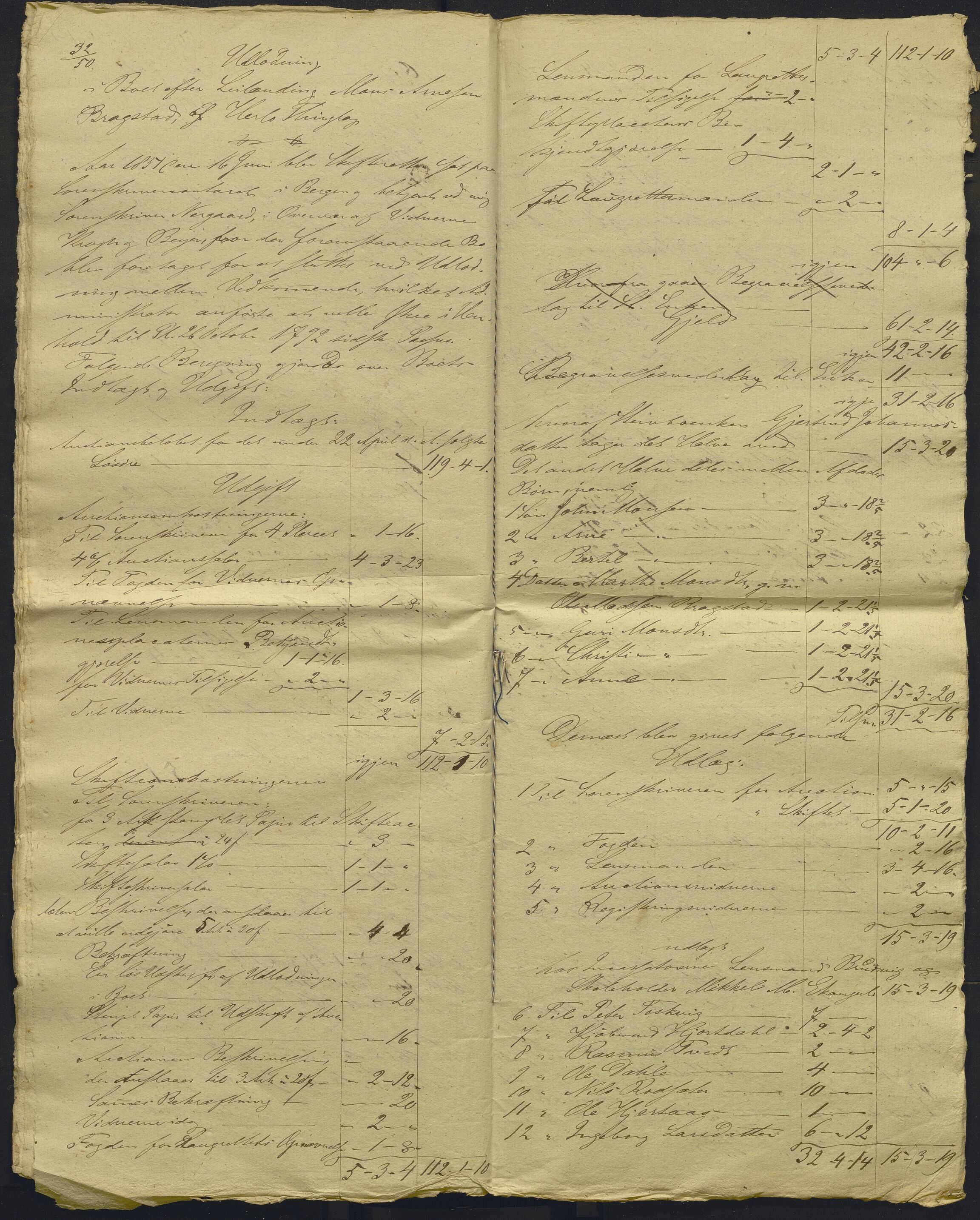 Nordhordland sorenskrivar, AV/SAB-A-2901/1/H/Hd/Hdb/L0001: Konsept til utlodningar, 1850-1852, p. 347