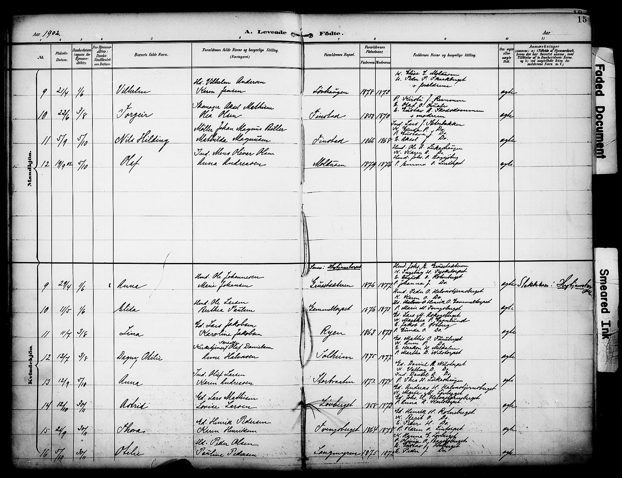 Grue prestekontor, SAH/PREST-036/H/Ha/Haa/L0014: Parish register (official) no. 14, 1898-1915, p. 15