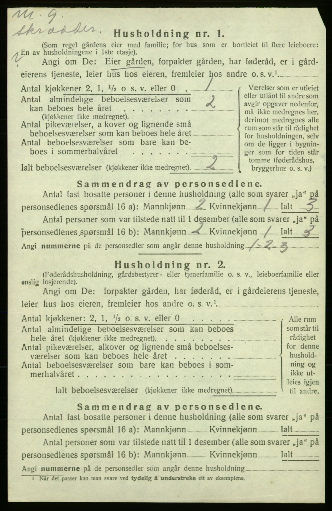 SAB, 1920 census for Kvinnherad, 1920, p. 822