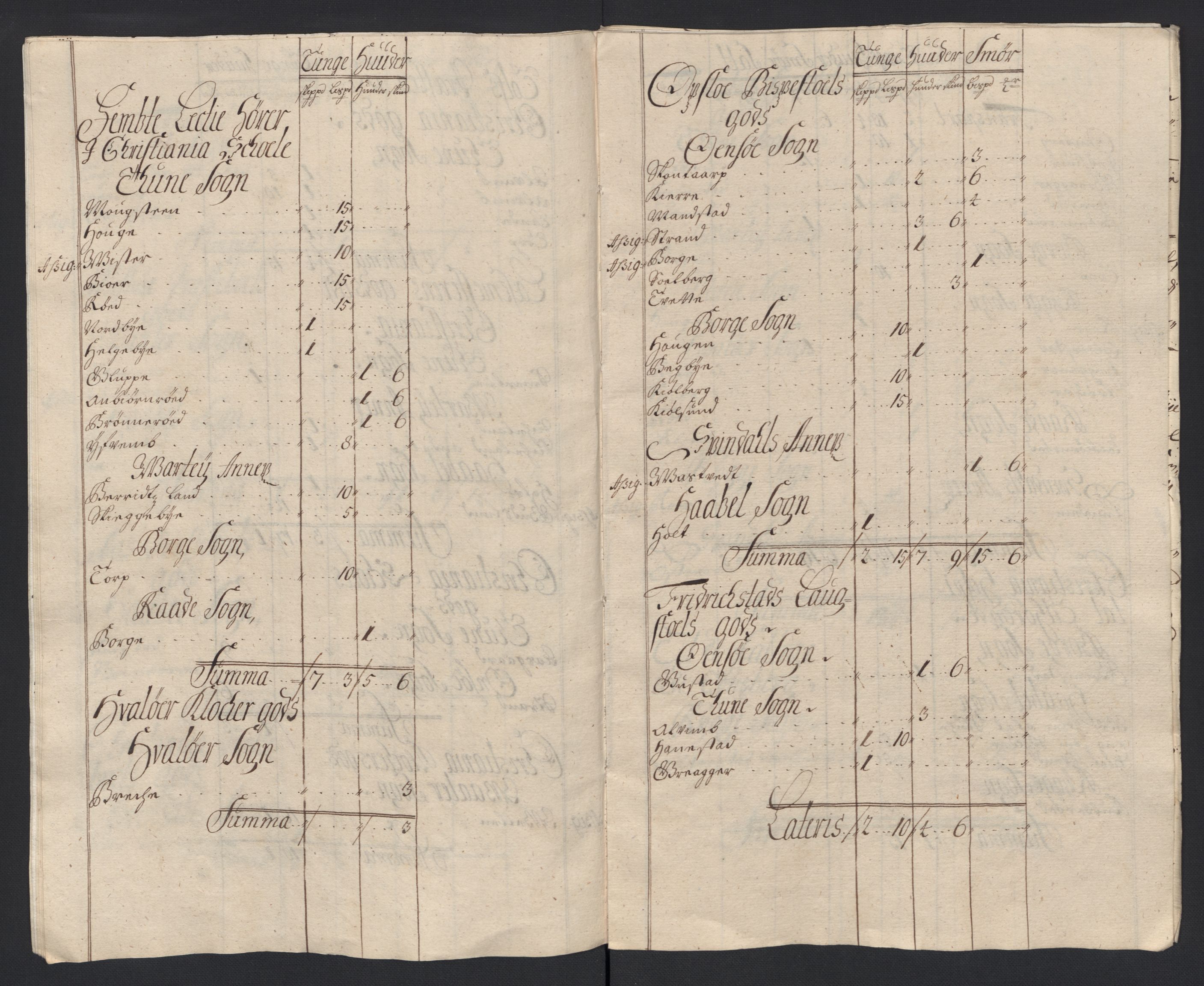 Rentekammeret inntil 1814, Reviderte regnskaper, Fogderegnskap, AV/RA-EA-4092/R04/L0133: Fogderegnskap Moss, Onsøy, Tune, Veme og Åbygge, 1705-1706, p. 384