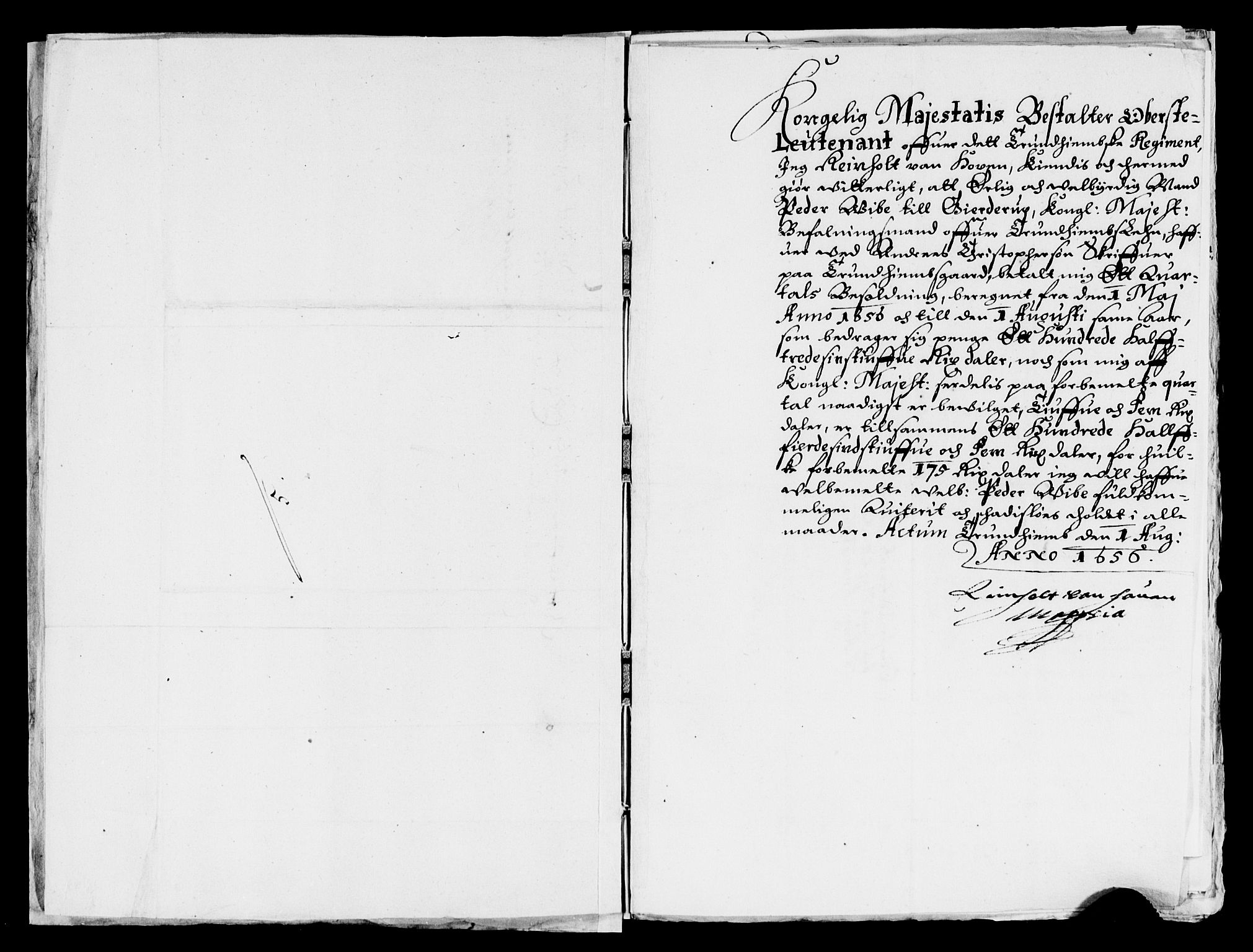 Rentekammeret inntil 1814, Reviderte regnskaper, Lensregnskaper, AV/RA-EA-5023/R/Rb/Rbw/L0127: Trondheim len, 1656-1657