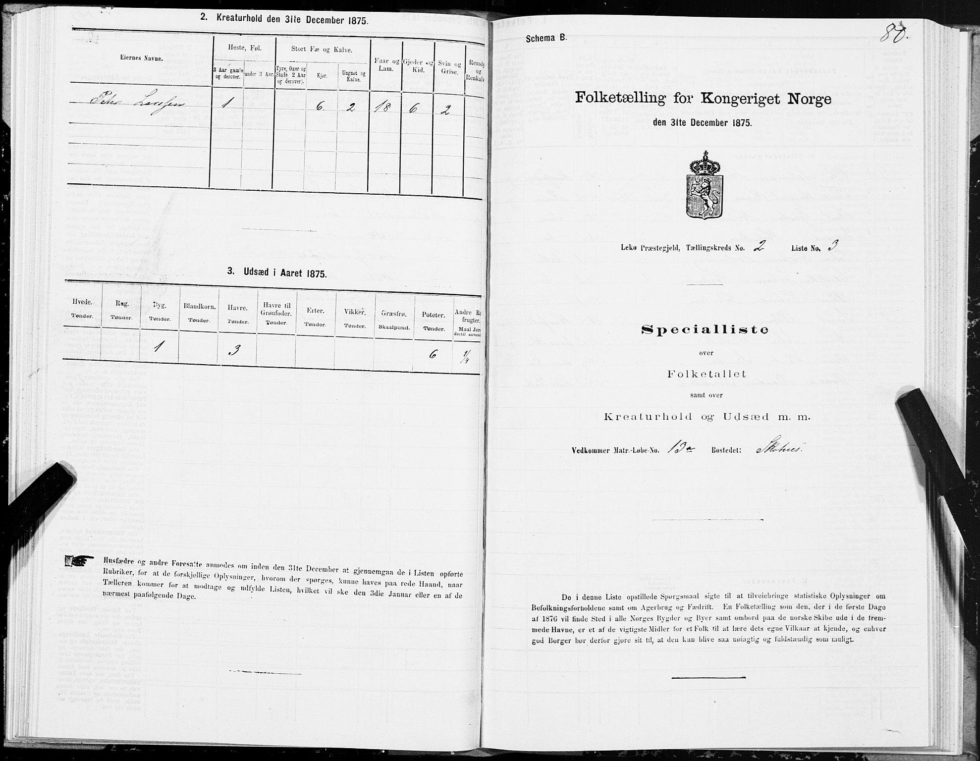 SAT, 1875 census for 1755P Leka, 1875, p. 1080