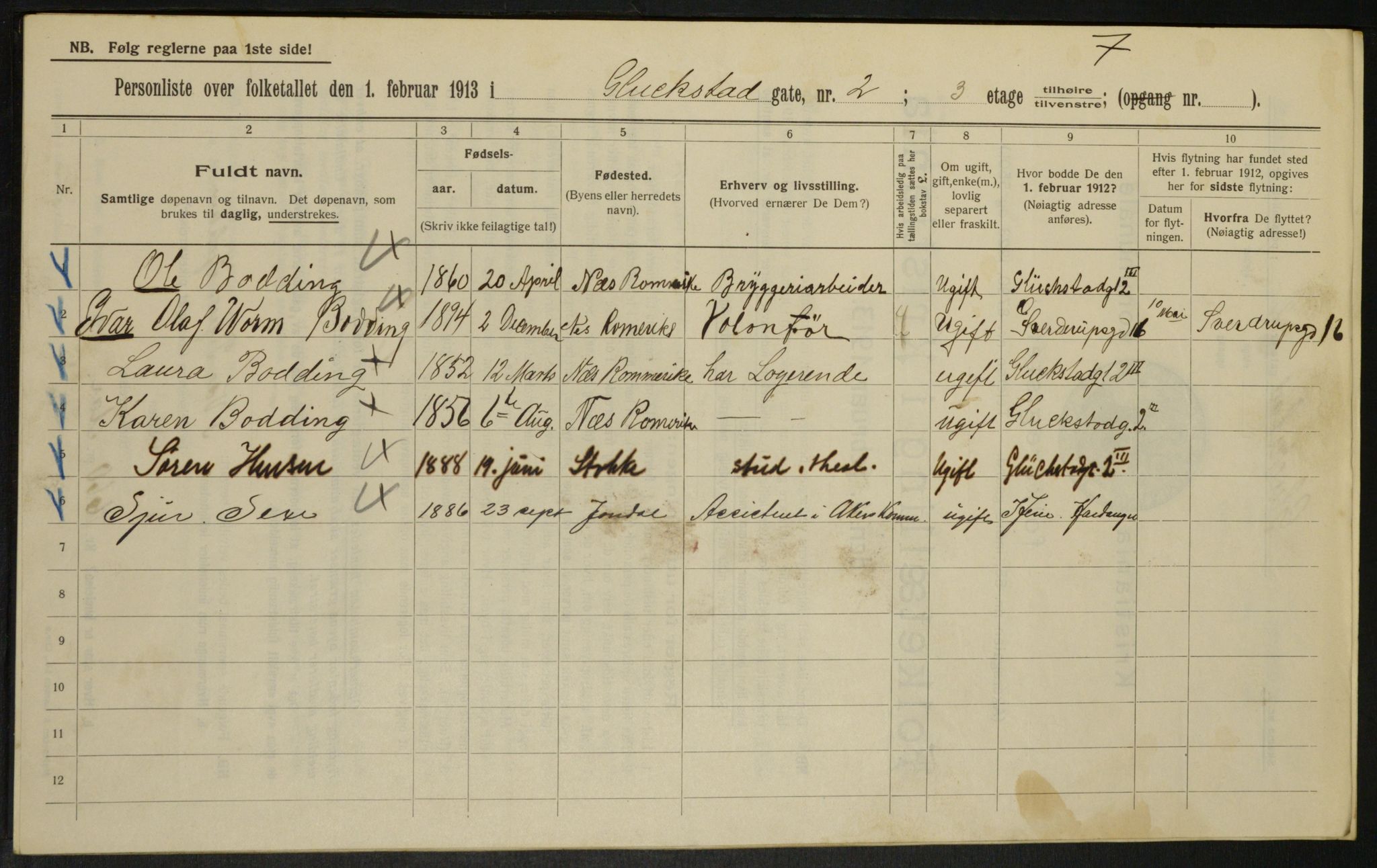 OBA, Municipal Census 1913 for Kristiania, 1913, p. 29470