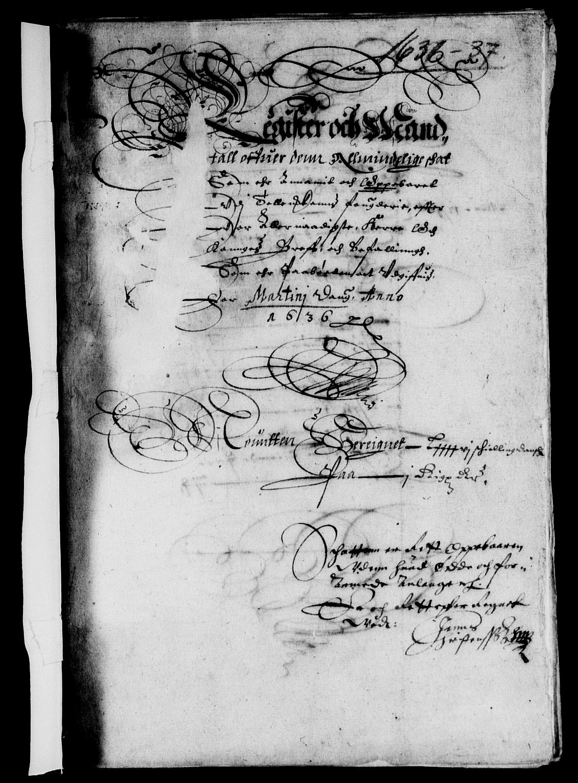 Rentekammeret inntil 1814, Reviderte regnskaper, Lensregnskaper, AV/RA-EA-5023/R/Rb/Rbp/L0019: Bratsberg len, 1636-1638