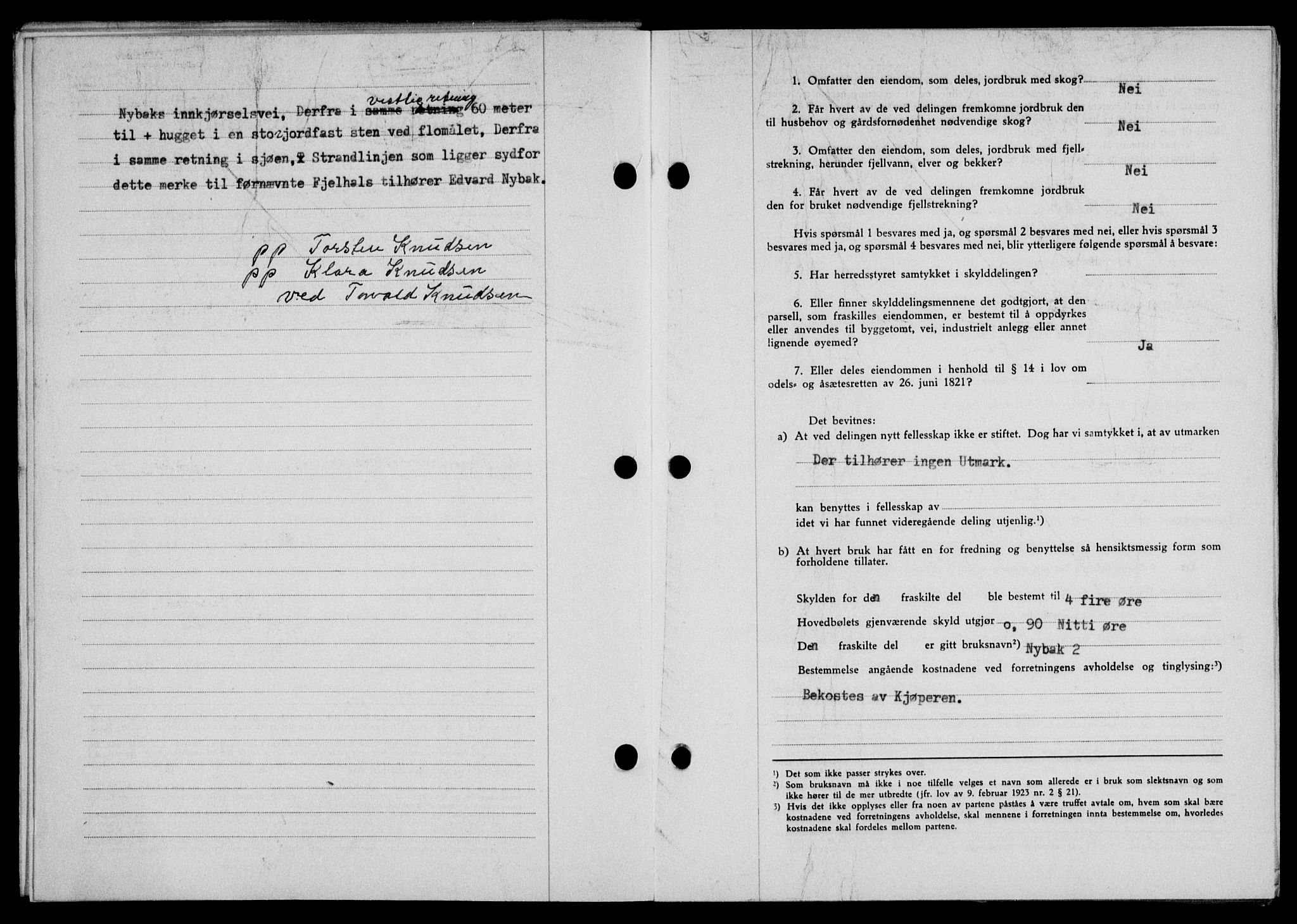 Lofoten sorenskriveri, SAT/A-0017/1/2/2C/L0010a: Mortgage book no. 10a, 1942-1943, Diary no: : 1341/1942