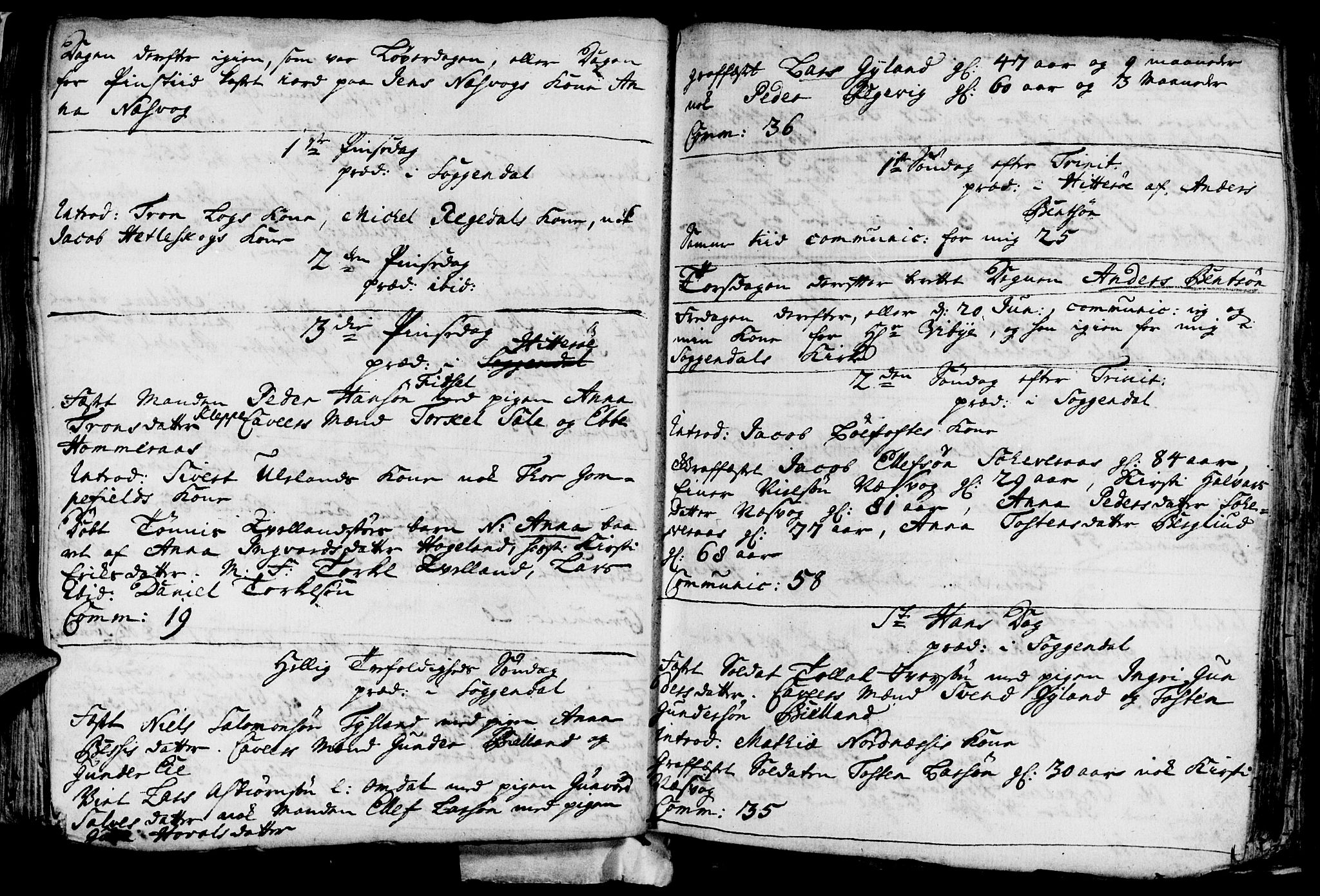 Sokndal sokneprestkontor, AV/SAST-A-101808: Parish register (official) no. A 1, 1729-1740