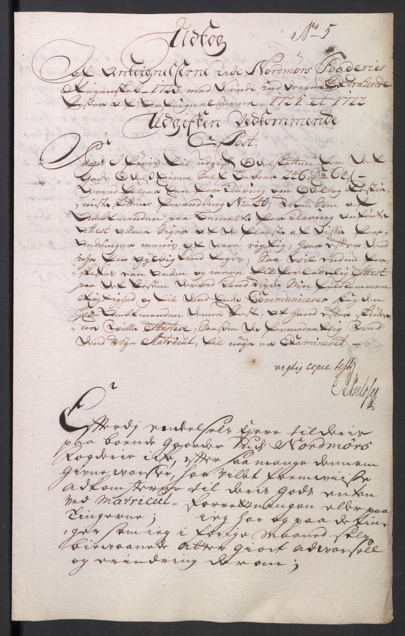 Rentekammeret inntil 1814, Reviderte regnskaper, Fogderegnskap, RA/EA-4092/R56/L3756: Fogderegnskap Nordmøre, 1723, p. 365