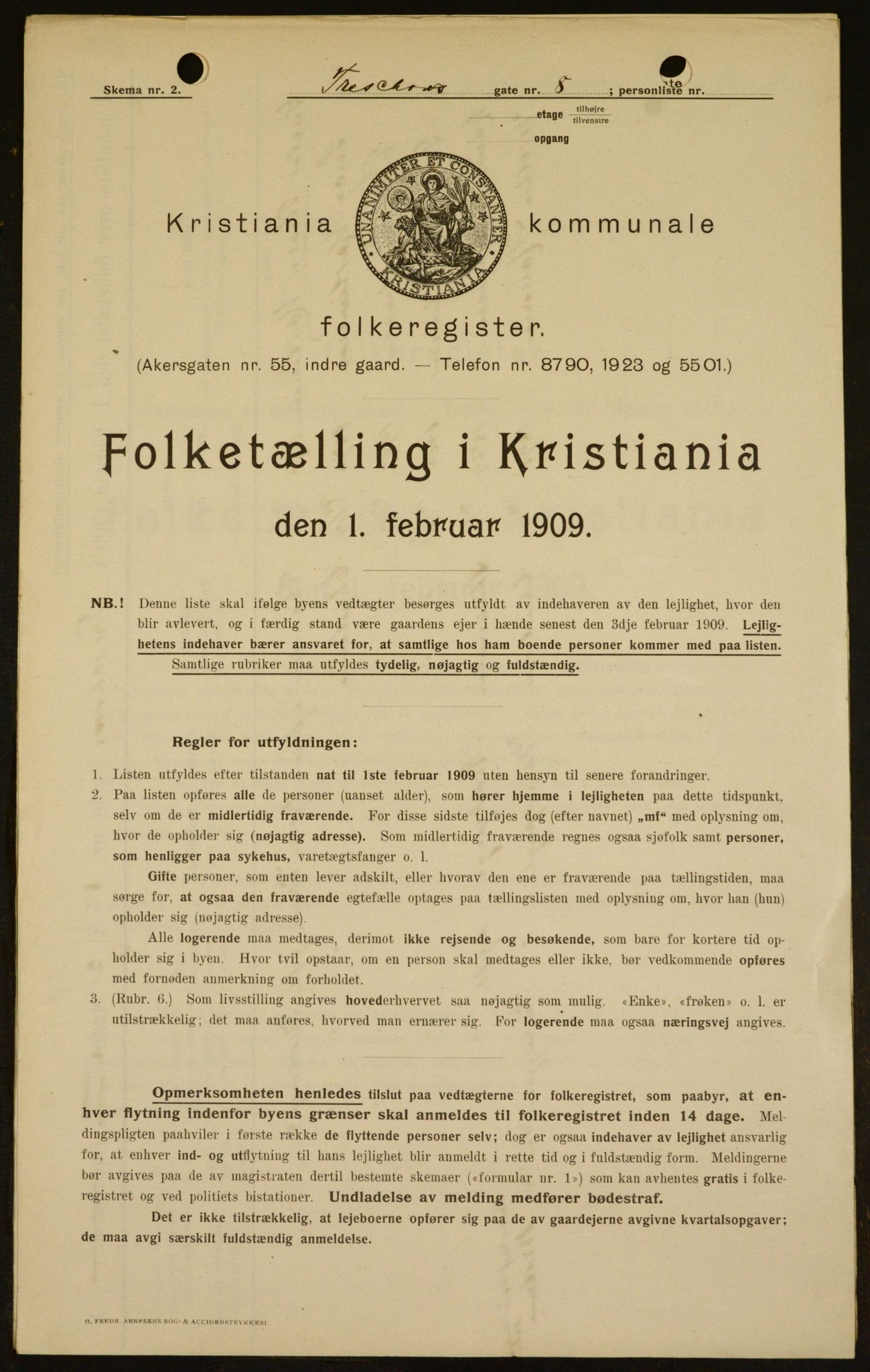 OBA, Municipal Census 1909 for Kristiania, 1909, p. 104828