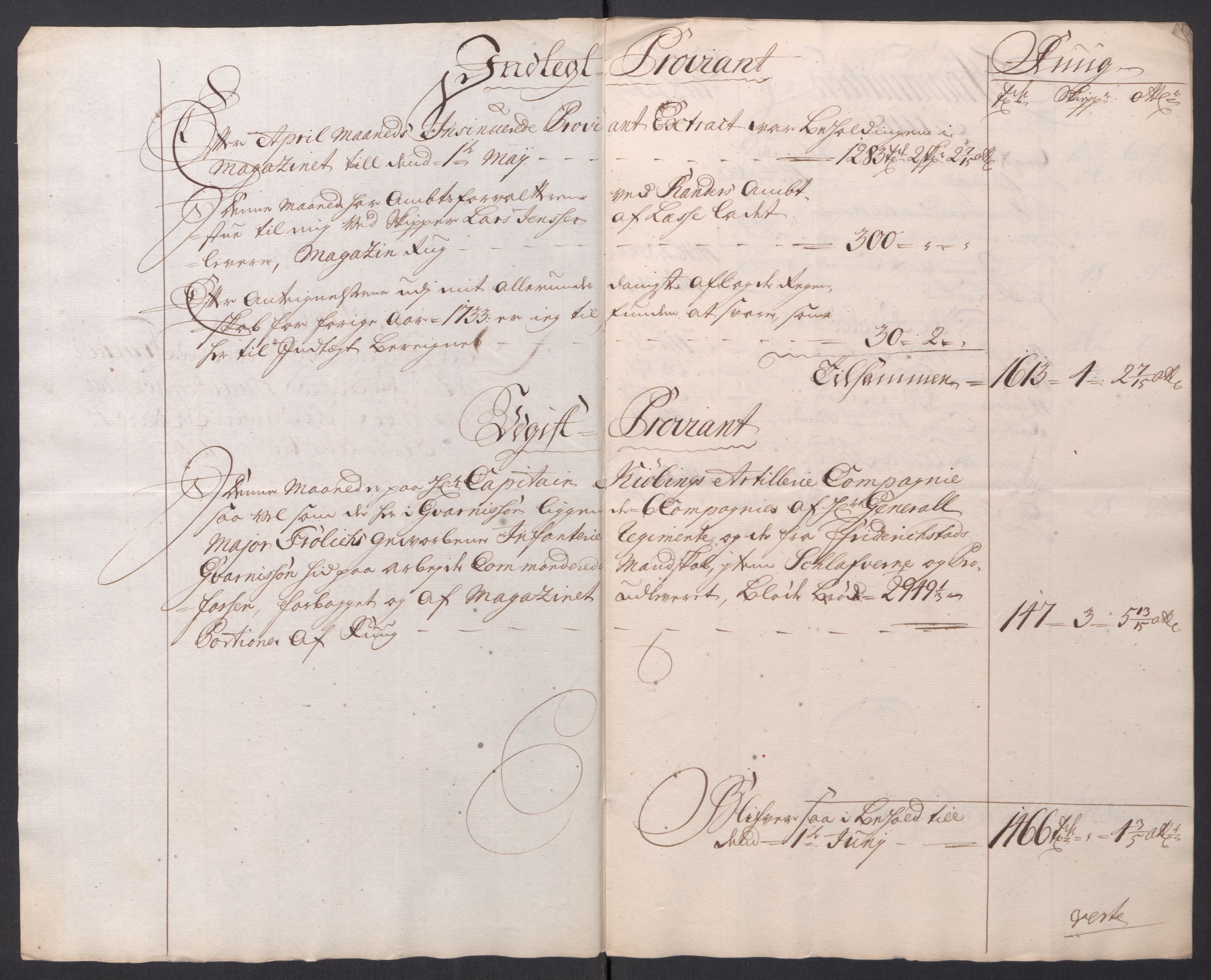 Kommanderende general (KG I) med Det norske krigsdirektorium, AV/RA-EA-5419/D/L0154: Fredriksten festning: Brev, inventarfortegnelser og regnskapsekstrakter, 1730-1739, p. 238