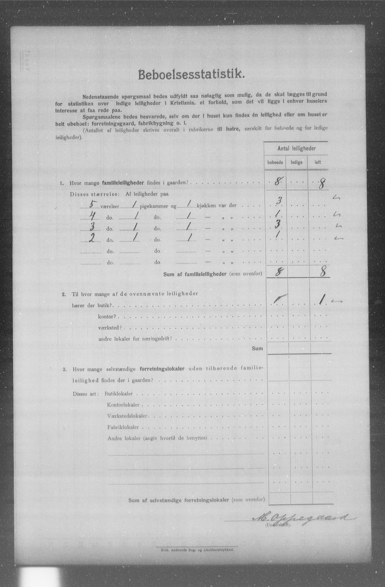 OBA, Municipal Census 1904 for Kristiania, 1904, p. 14344