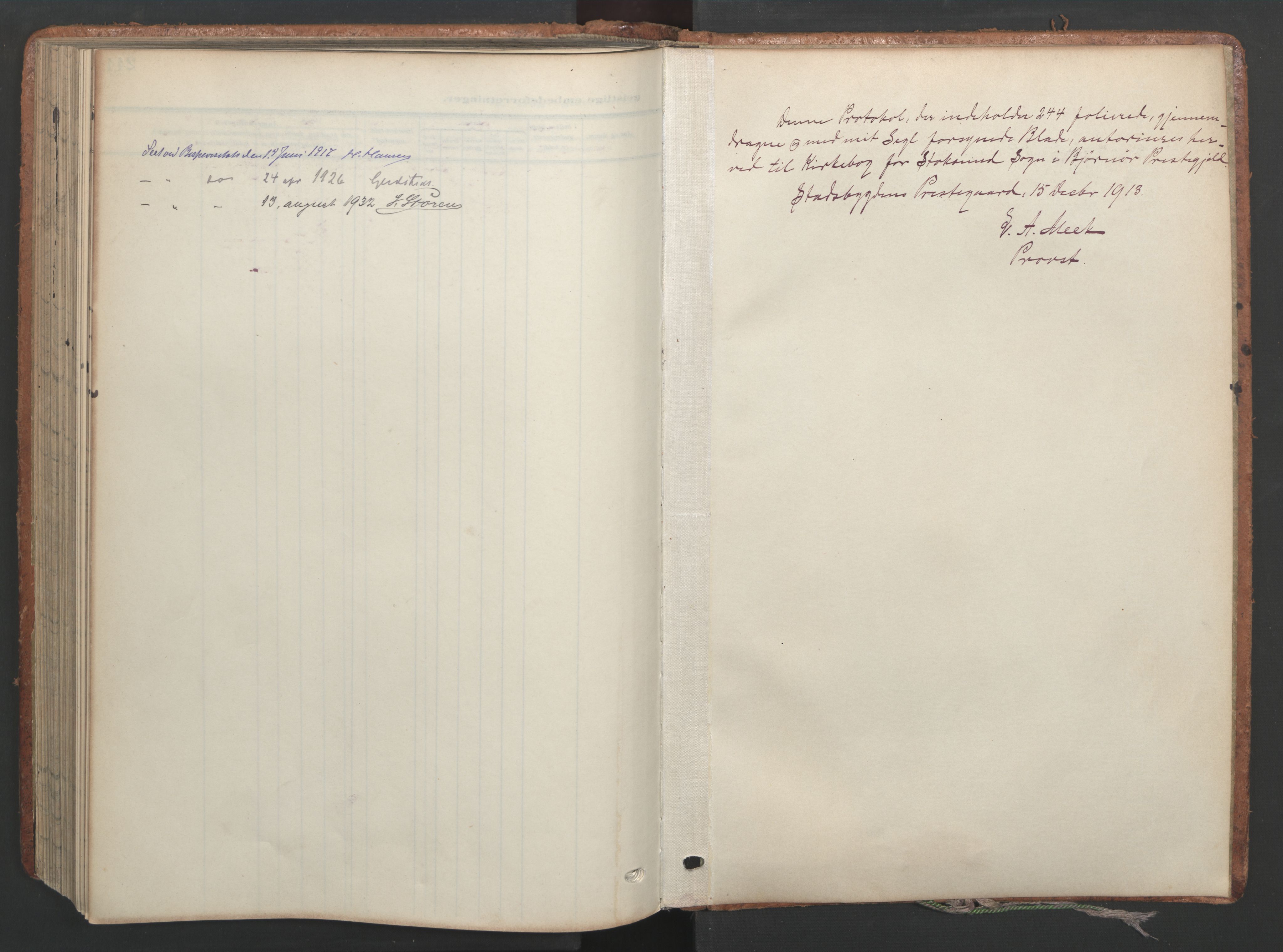 Ministerialprotokoller, klokkerbøker og fødselsregistre - Sør-Trøndelag, SAT/A-1456/656/L0694: Parish register (official) no. 656A03, 1914-1931, p. 215
