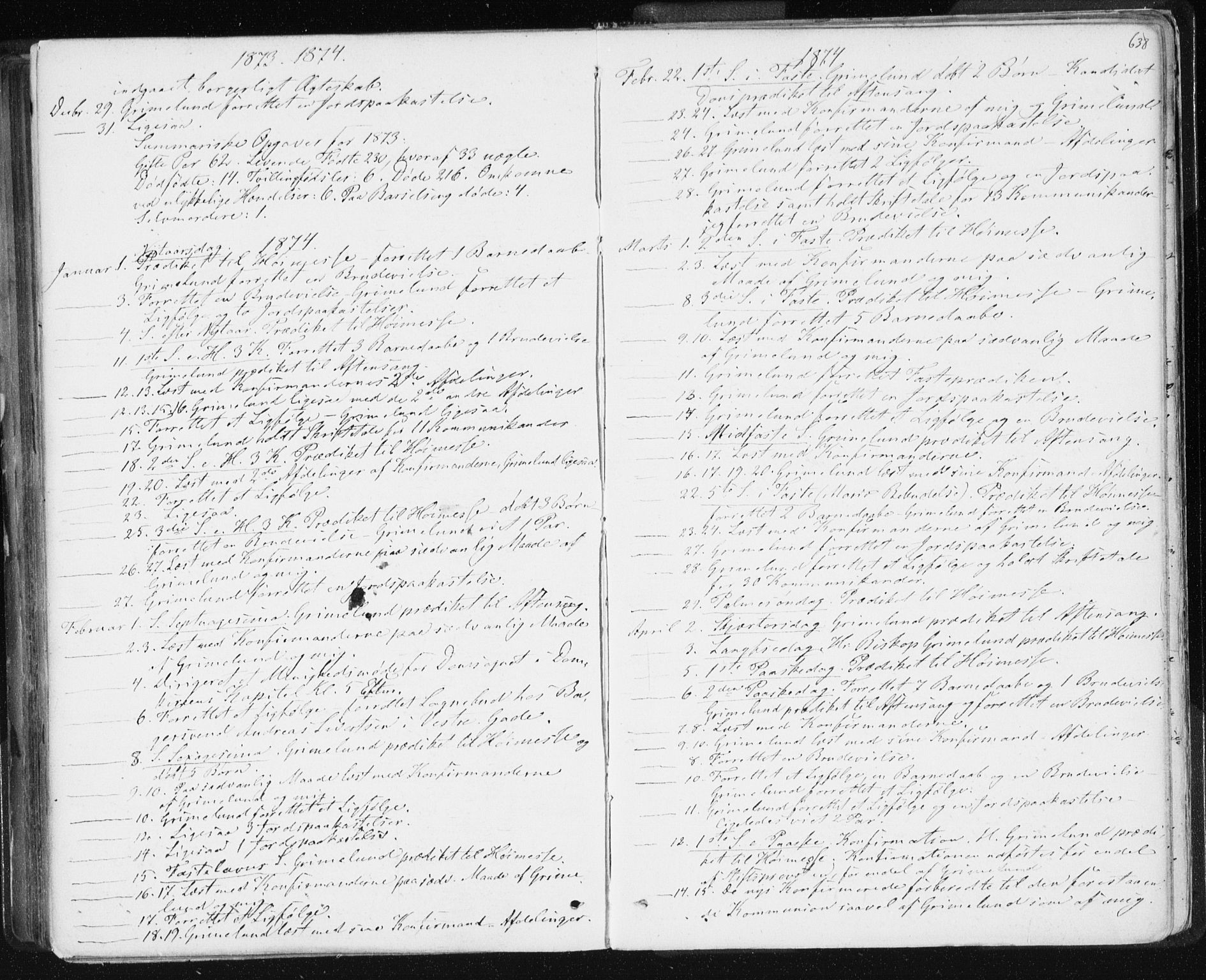 Ministerialprotokoller, klokkerbøker og fødselsregistre - Sør-Trøndelag, SAT/A-1456/601/L0055: Parish register (official) no. 601A23, 1866-1877, p. 638