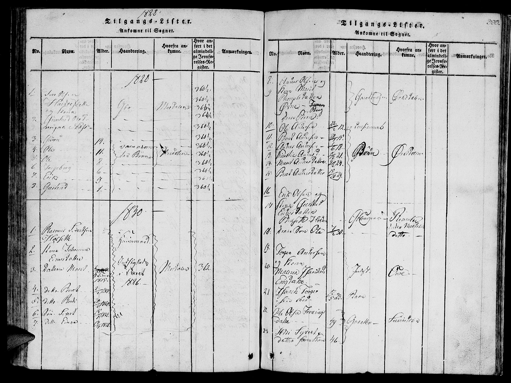 Ministerialprotokoller, klokkerbøker og fødselsregistre - Sør-Trøndelag, SAT/A-1456/630/L0491: Parish register (official) no. 630A04, 1818-1830, p. 300